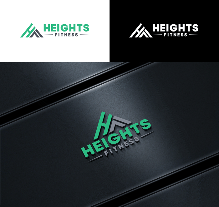 Logo Design by RA-bica for the heights fitness | Design #36955885