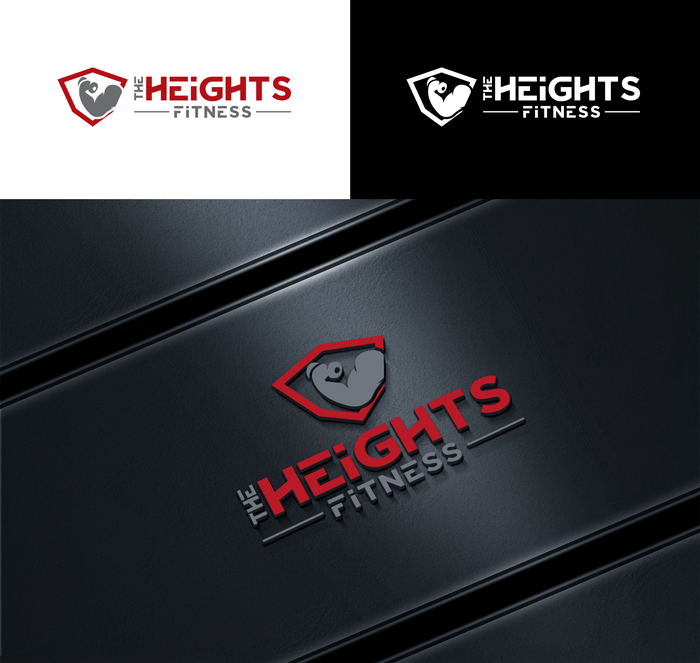 Logo Design by RA-bica for the heights fitness | Design #36955887