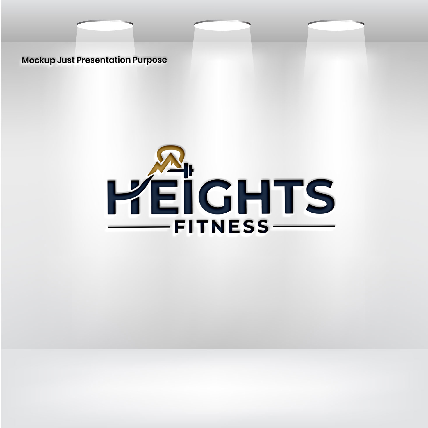 Logo Design by VectorForge for the heights fitness | Design #36956161