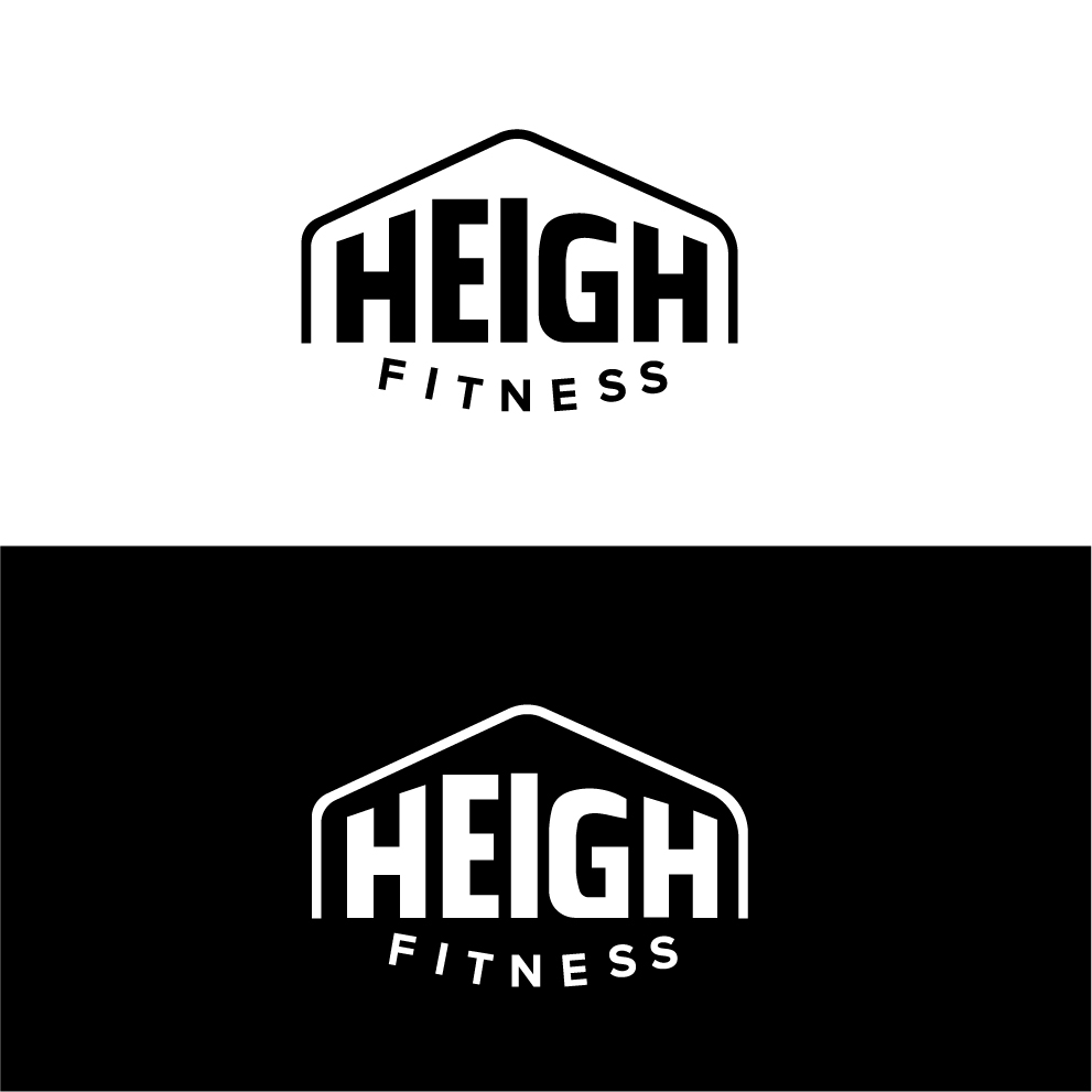 Logo Design by WATER ROCK for the heights fitness | Design #36955331