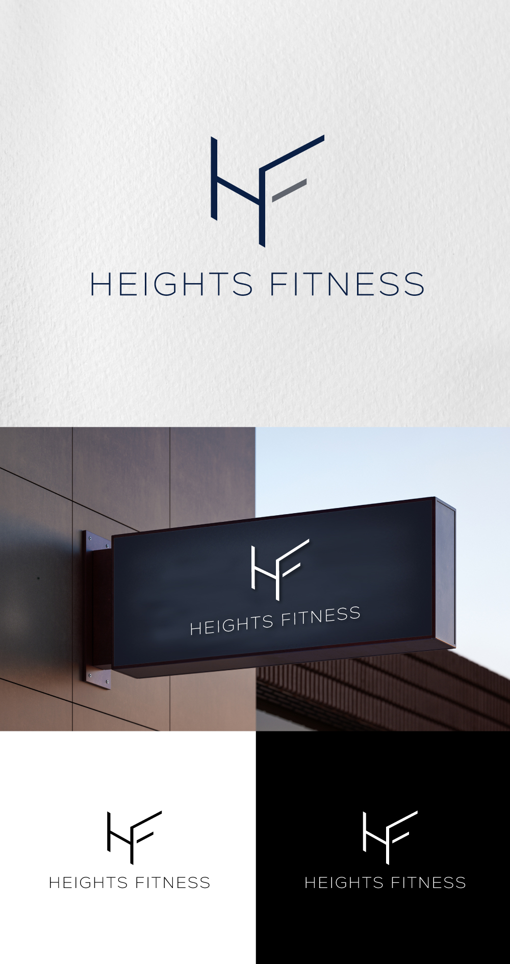 Logo Design by SolDesign for the heights fitness | Design #36985926