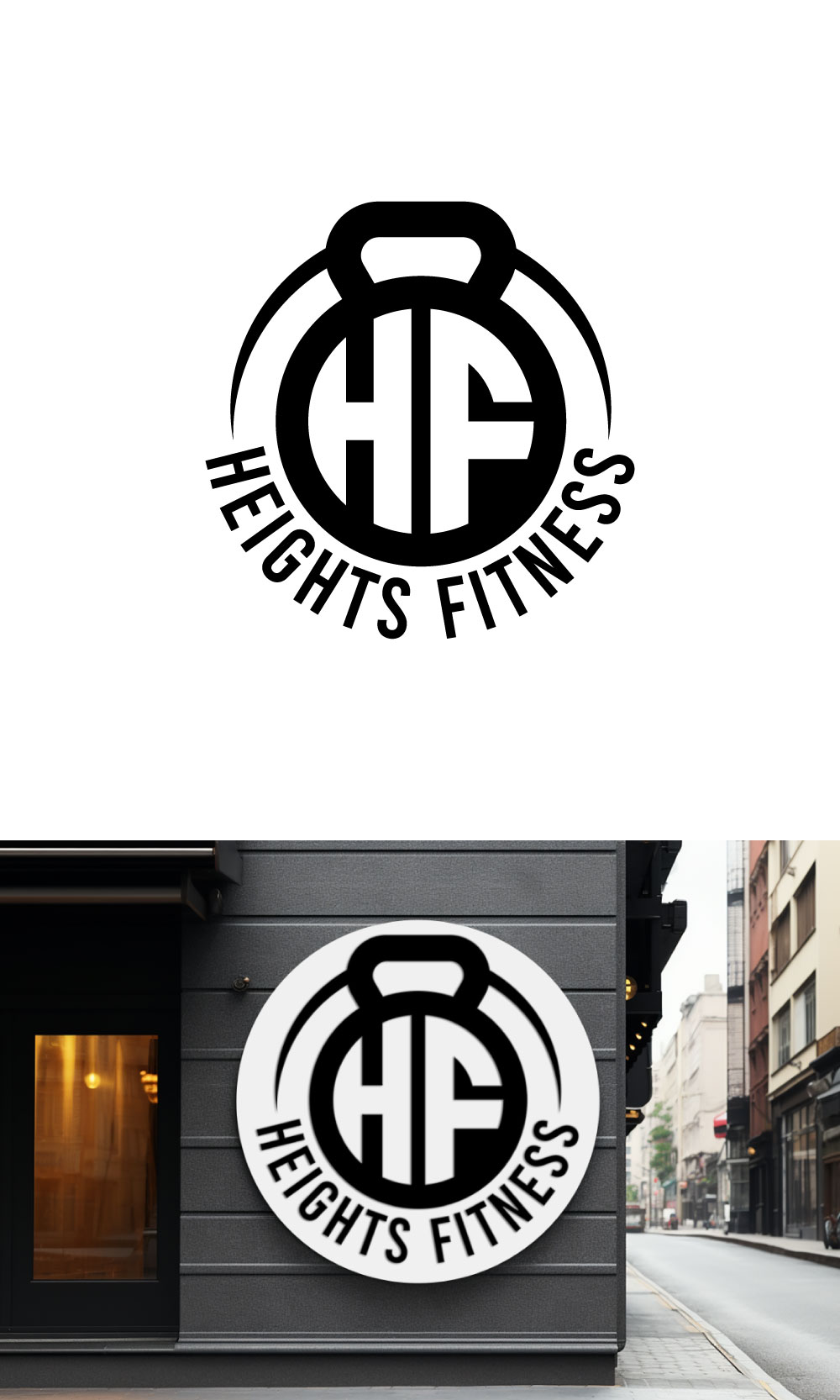 Logo Design by loveqis for the heights fitness | Design #36957800