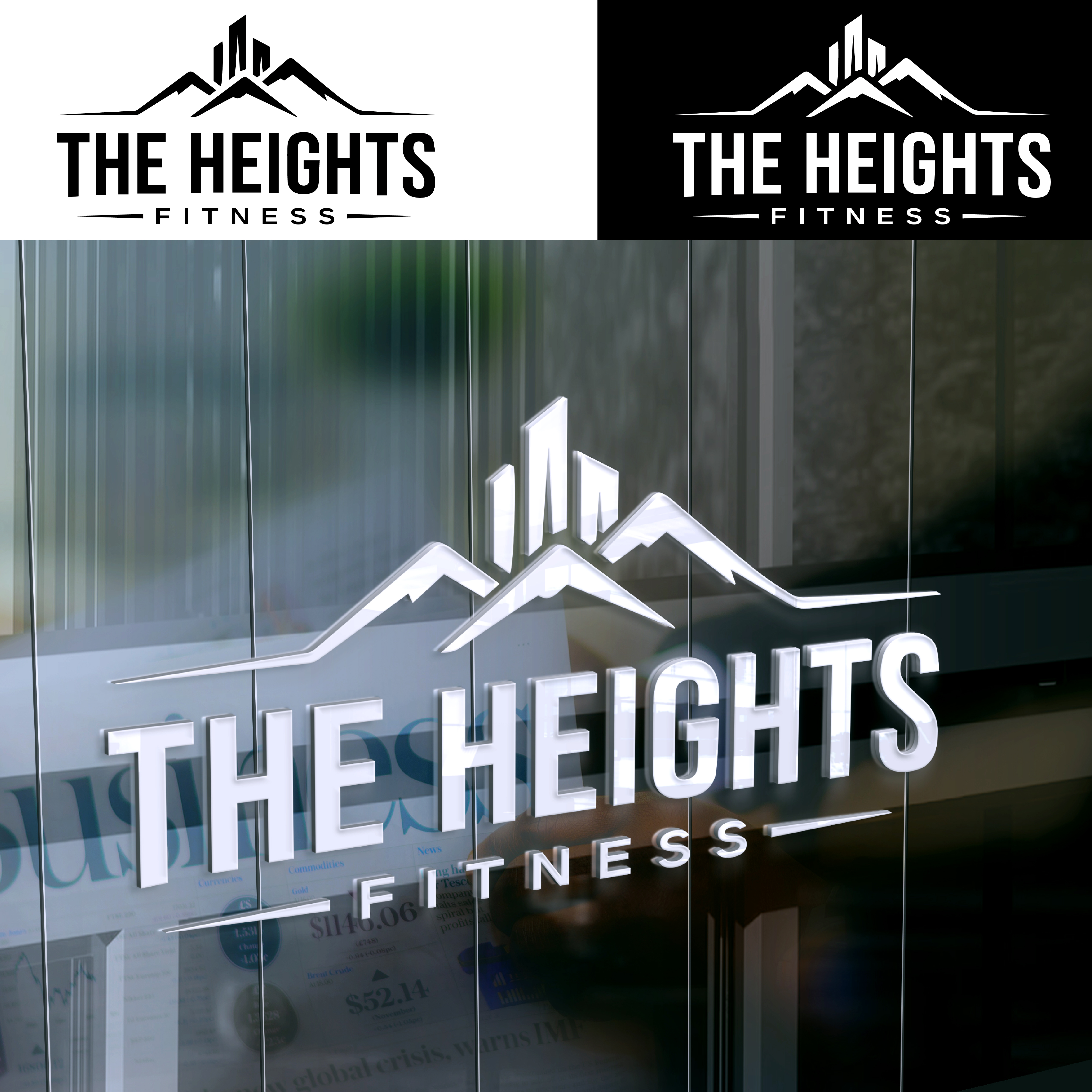Logo Design by Shariqology for the heights fitness | Design #36954190