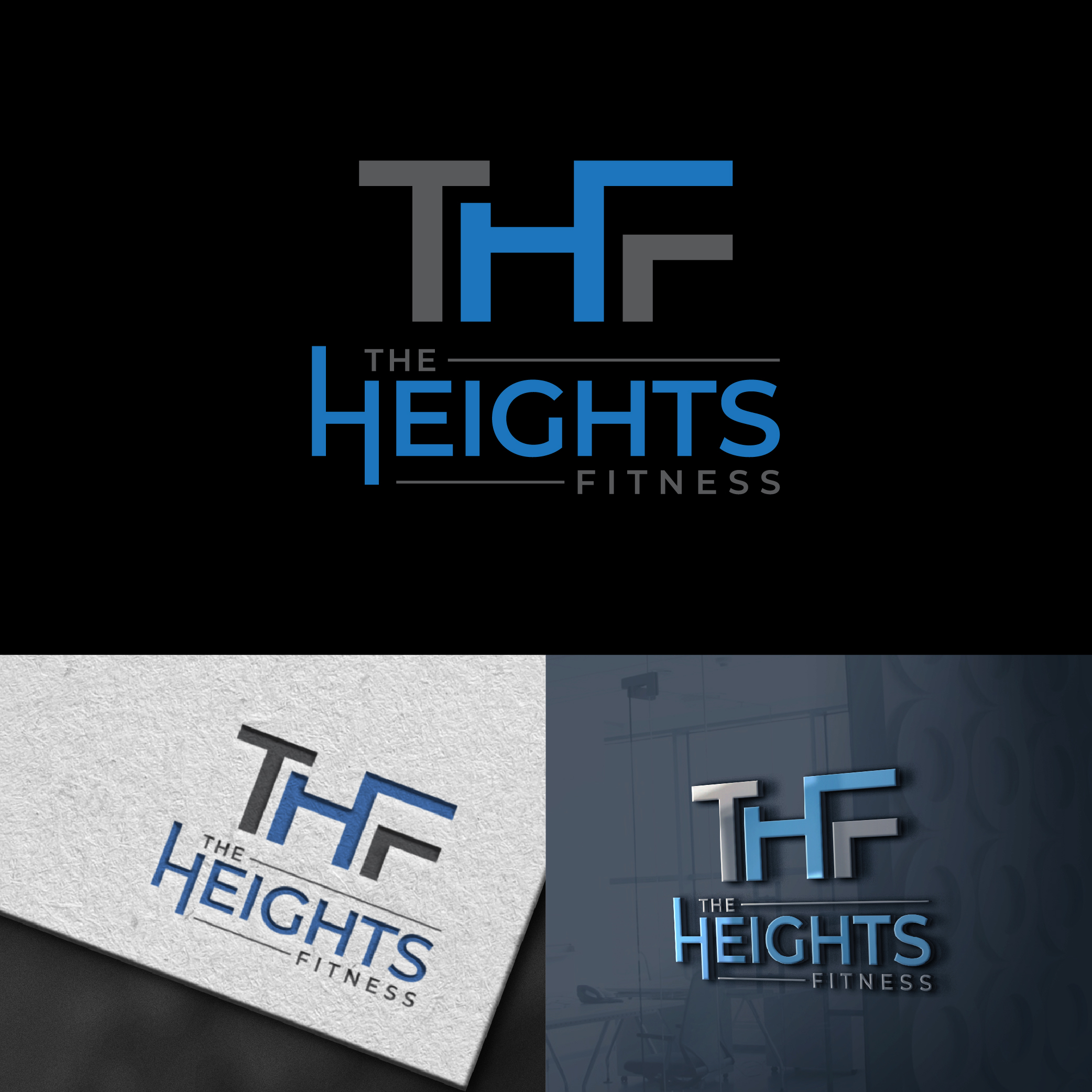 Logo Design by designer profile for the heights fitness | Design #36970466