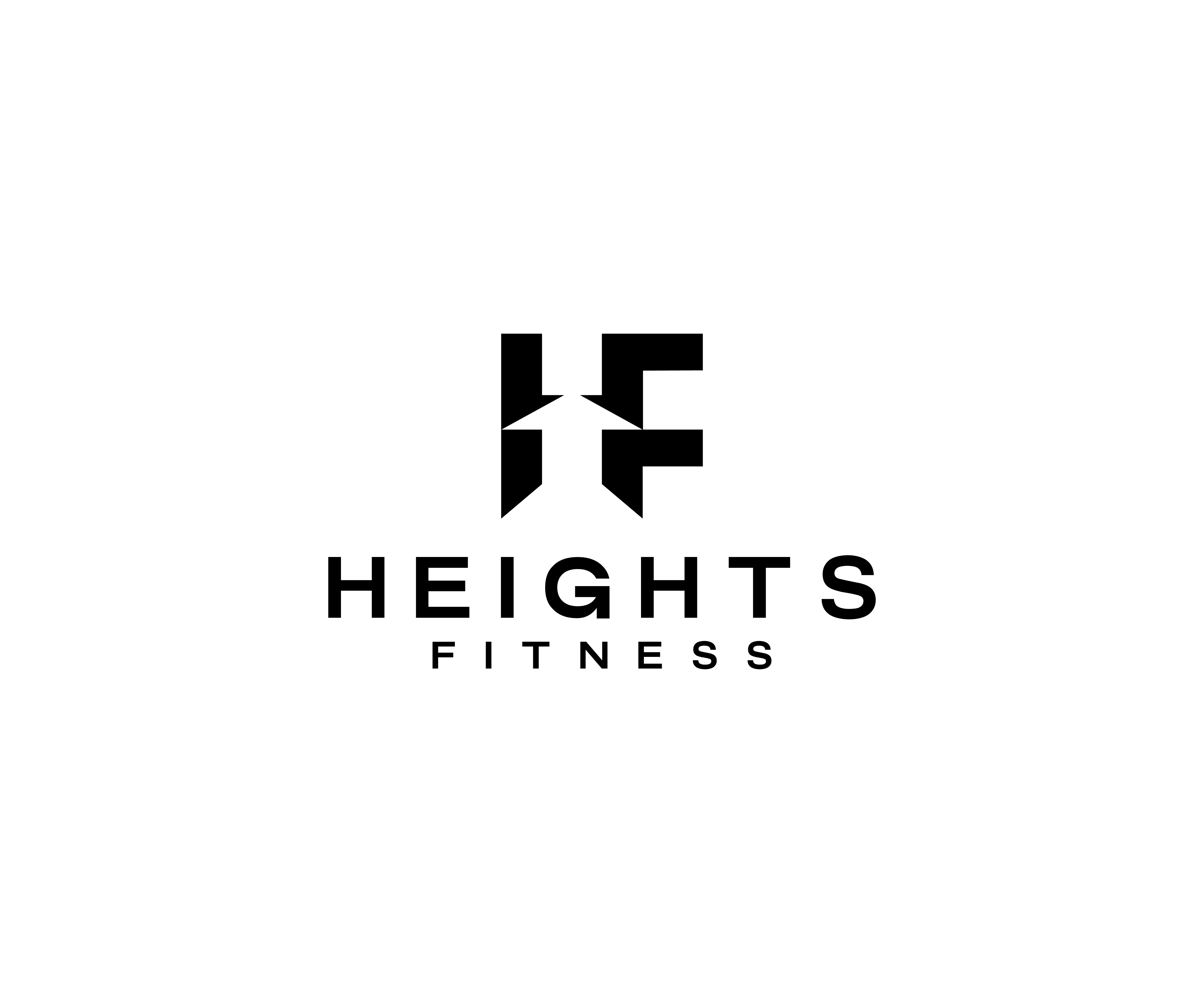 Logo Design by ABUBAKAR Graphics for the heights fitness | Design #36983660