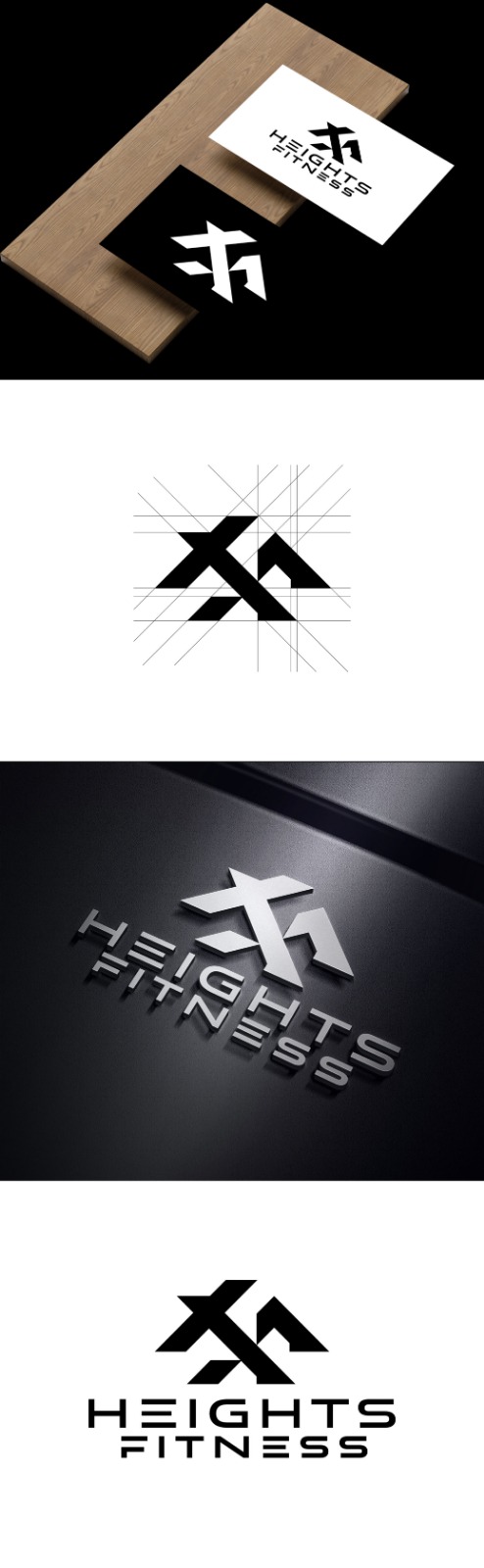 Logo Design by yellowdot for the heights fitness | Design #36956183