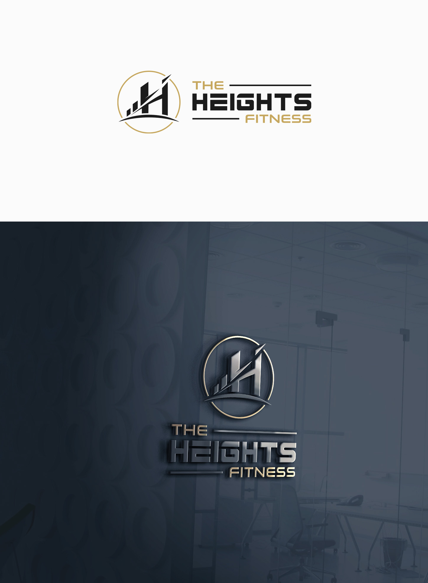 Logo Design by BANI GD for the heights fitness | Design #36962190