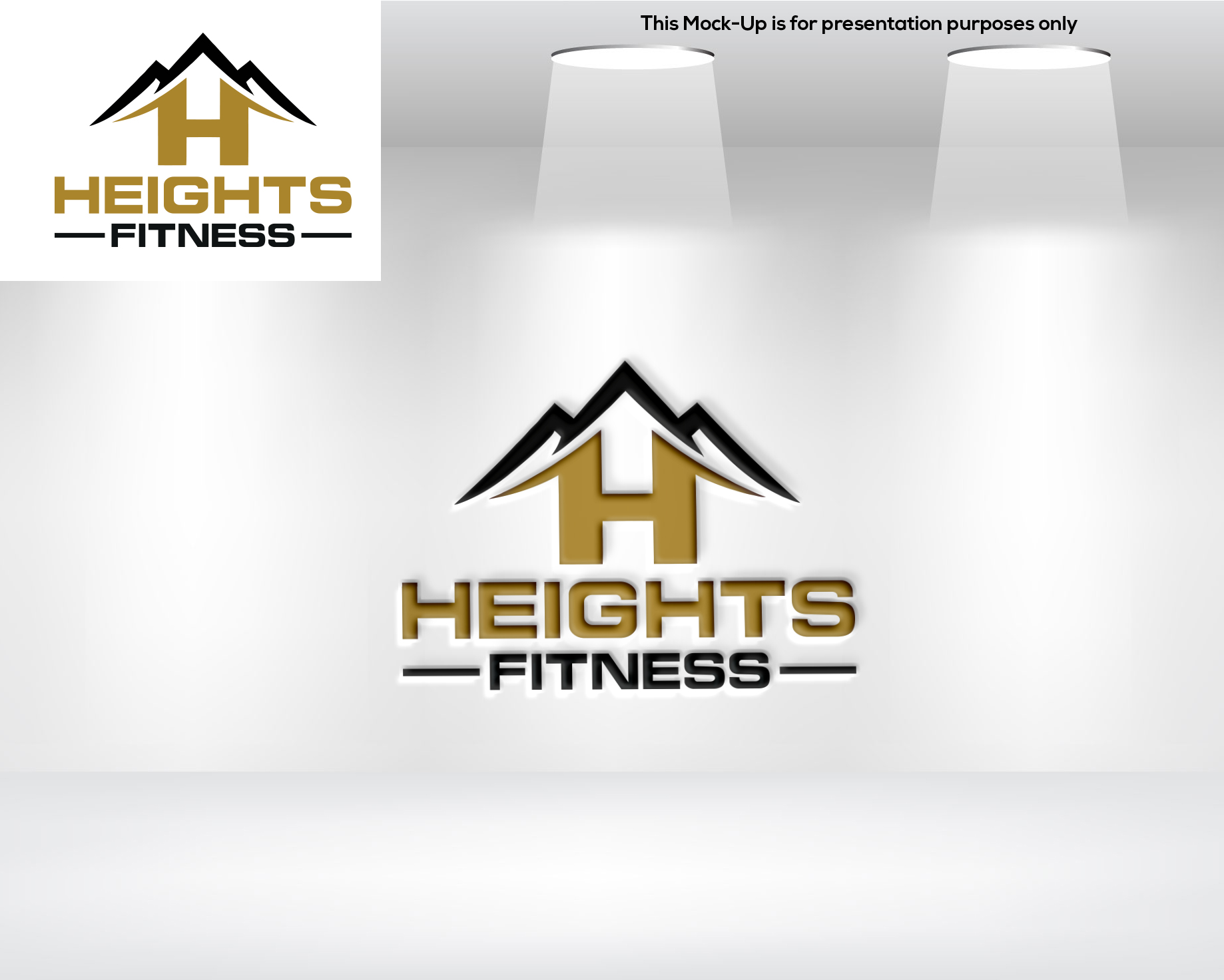 Logo Design by niajul hok for the heights fitness | Design #36955342