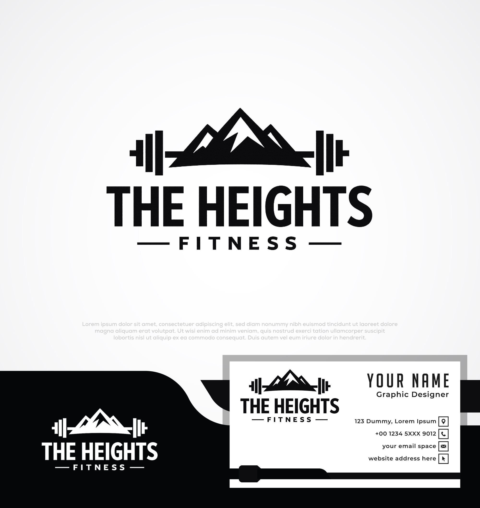 Logo Design by Pilot_DesignR™ for the heights fitness | Design #36954254