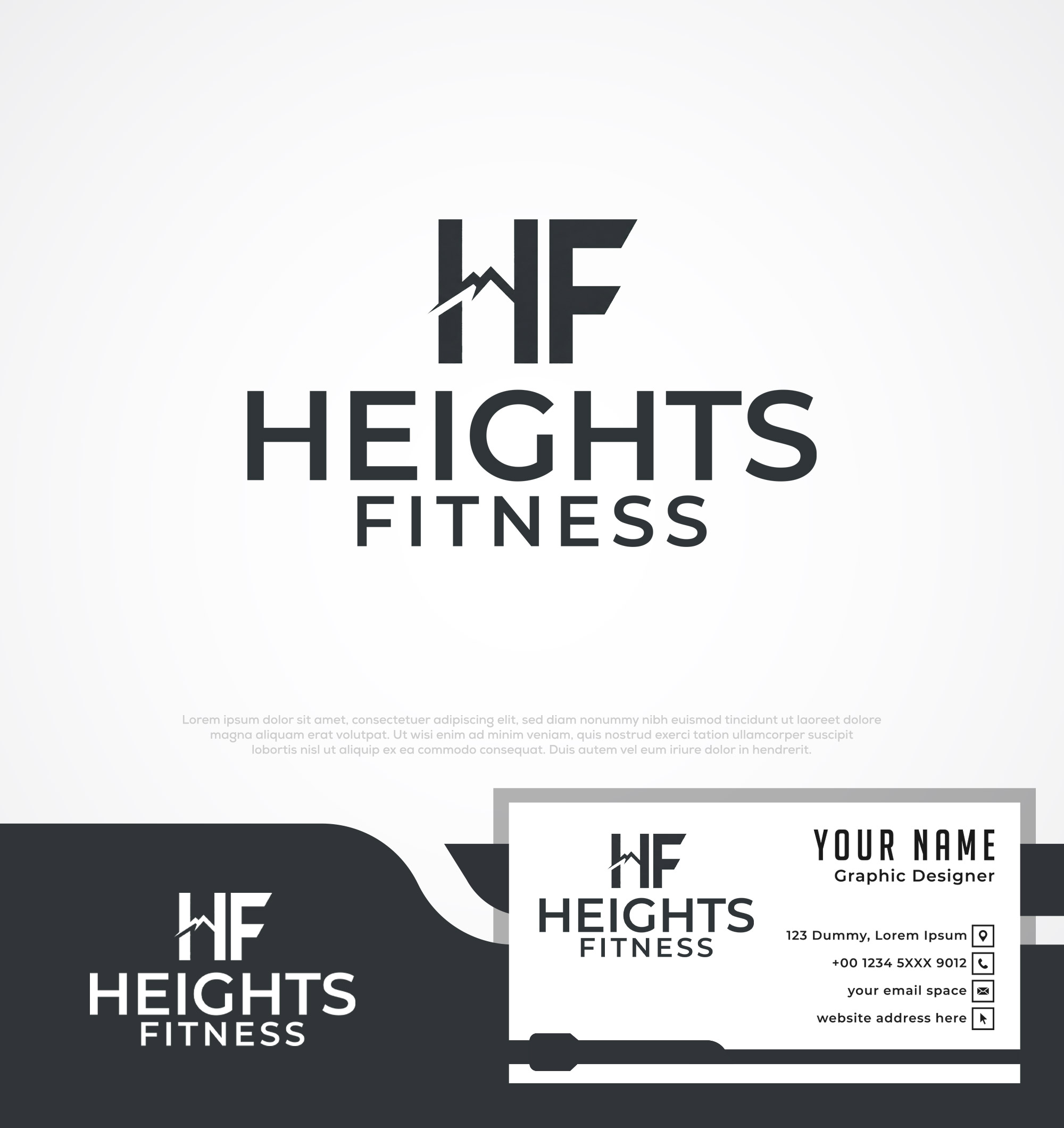 Logo Design by Pilot_DesignR™ for the heights fitness | Design #36954257