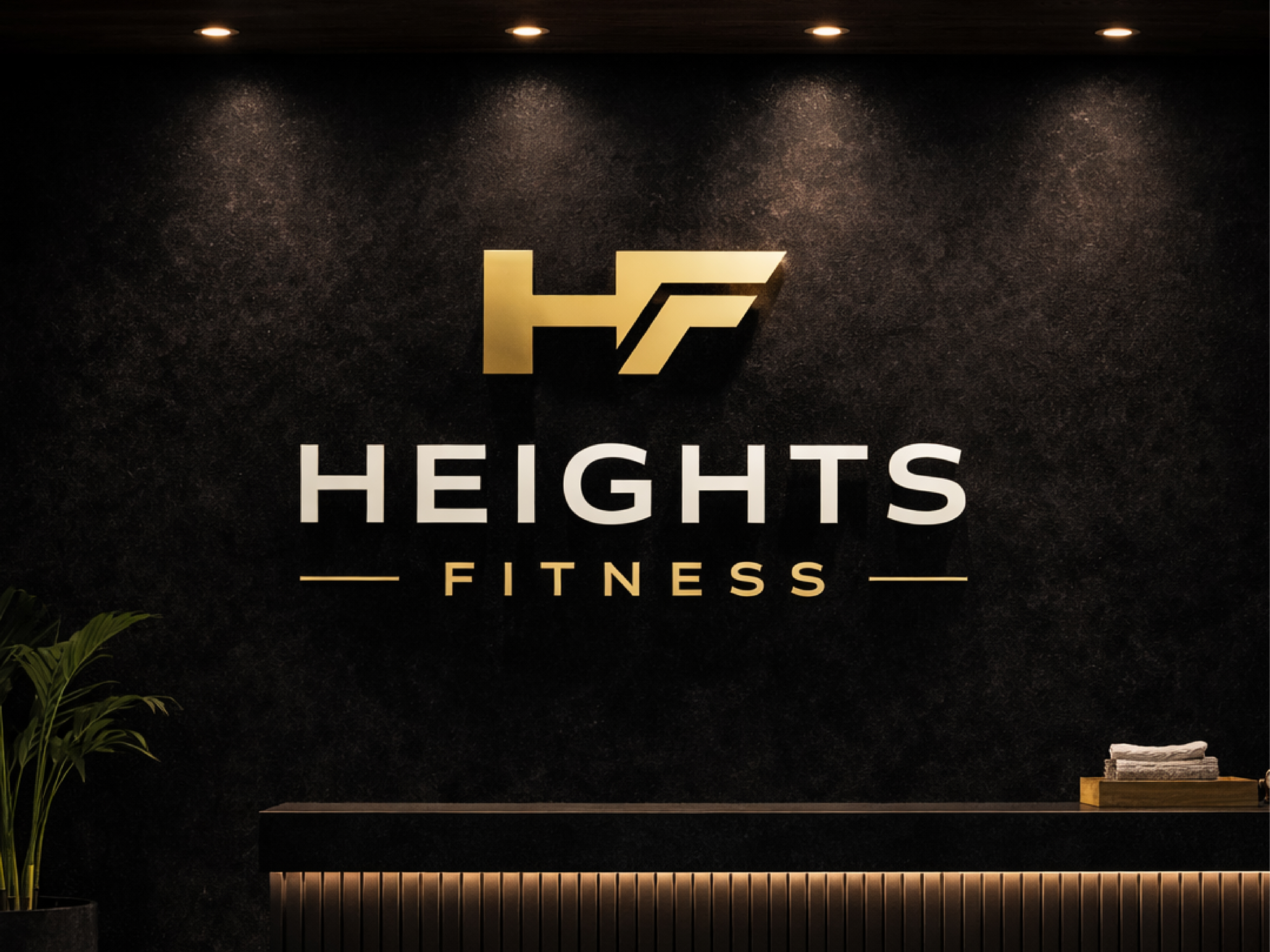 Logo Design by Emjey Designs for the heights fitness | Design #36962211