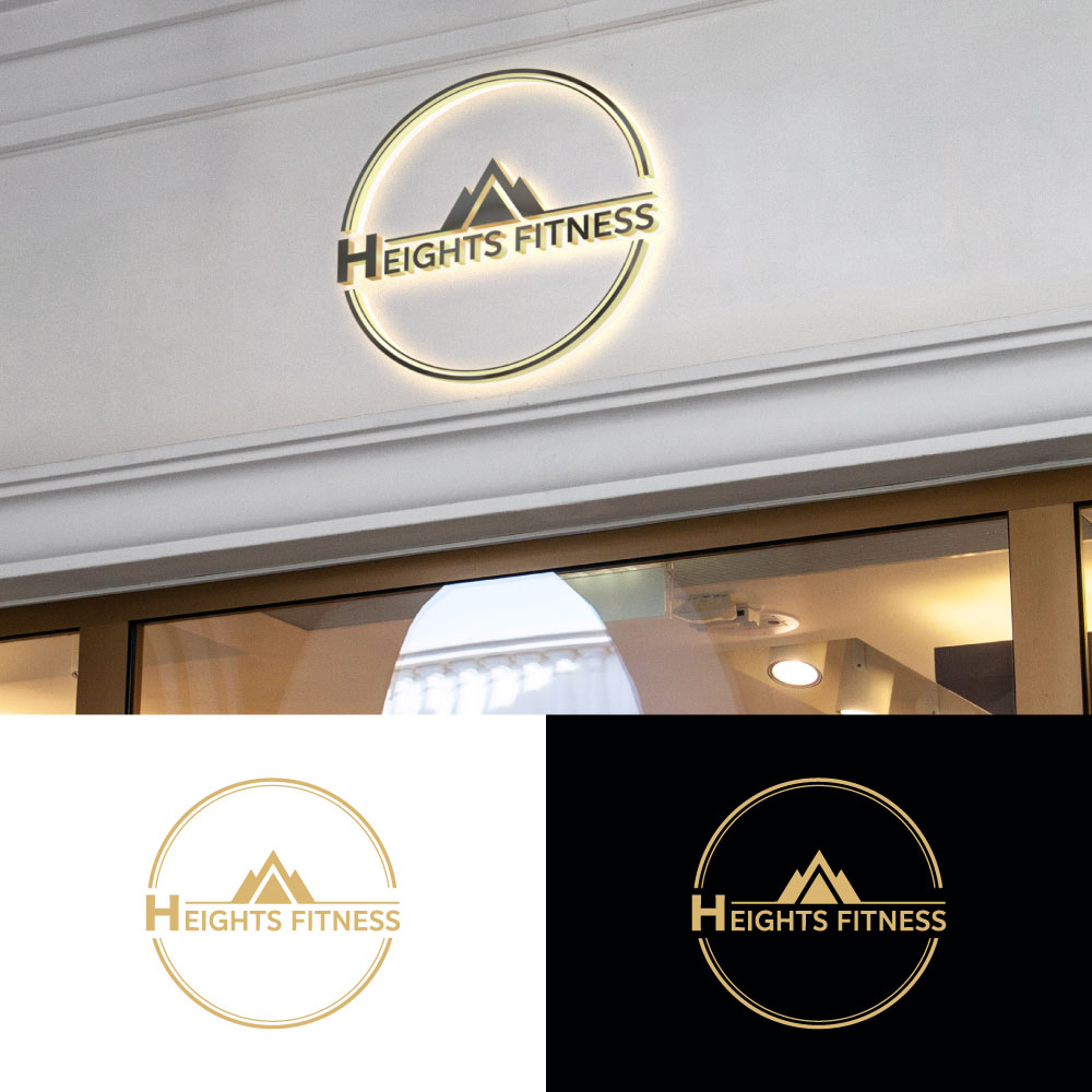 Logo Design by bute for the heights fitness | Design #36956217