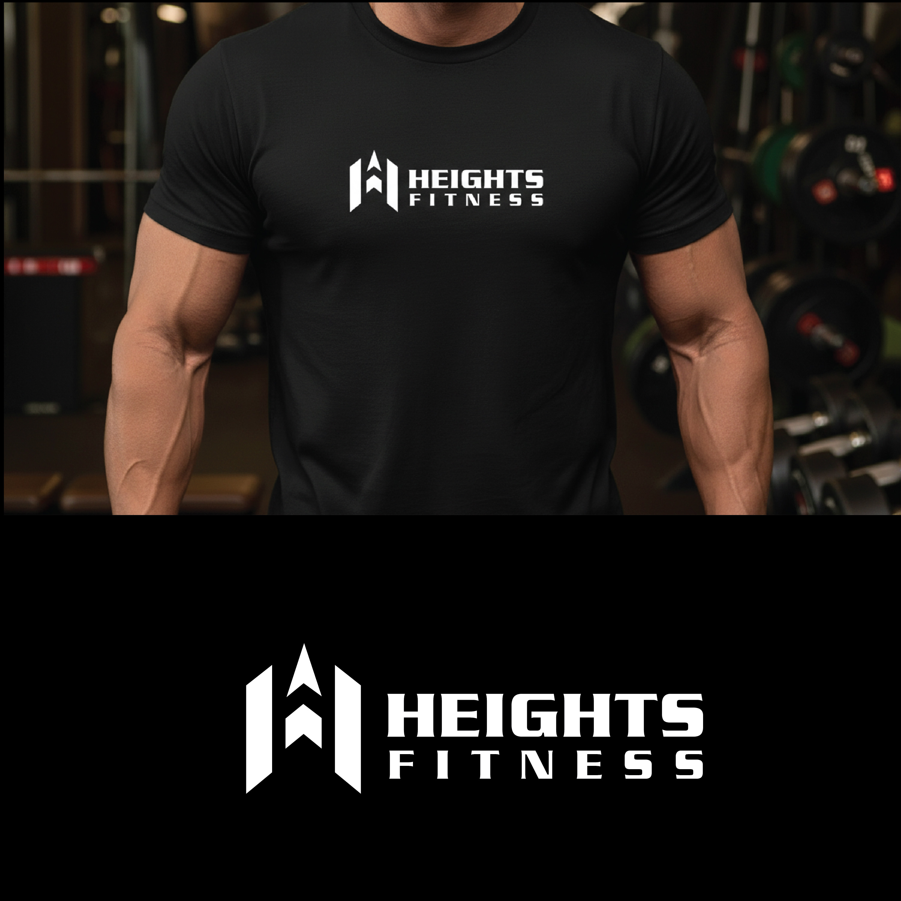 Logo Design by bethmage janaka for the heights fitness | Design #36958676