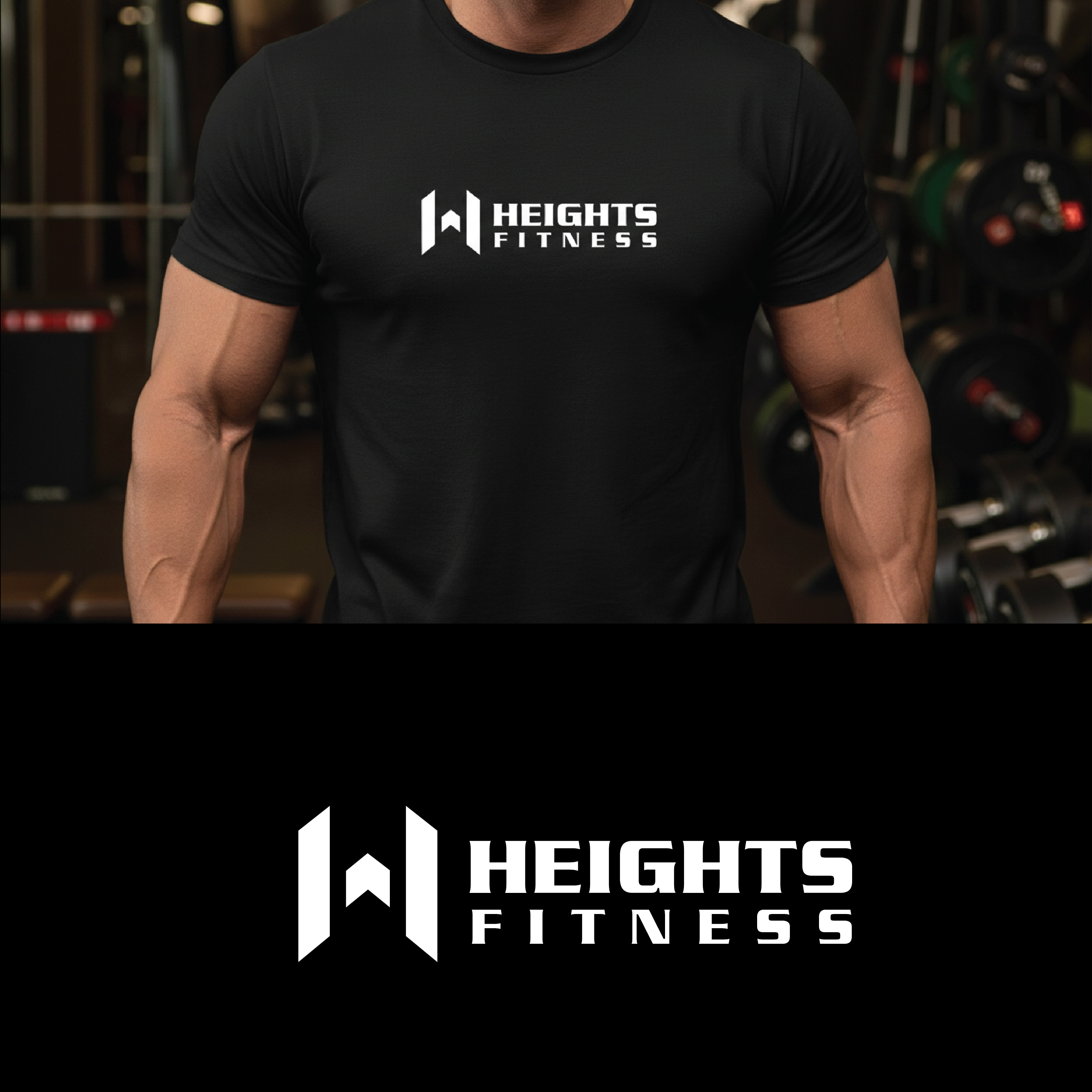Logo Design by bethmage janaka for the heights fitness | Design #36965538
