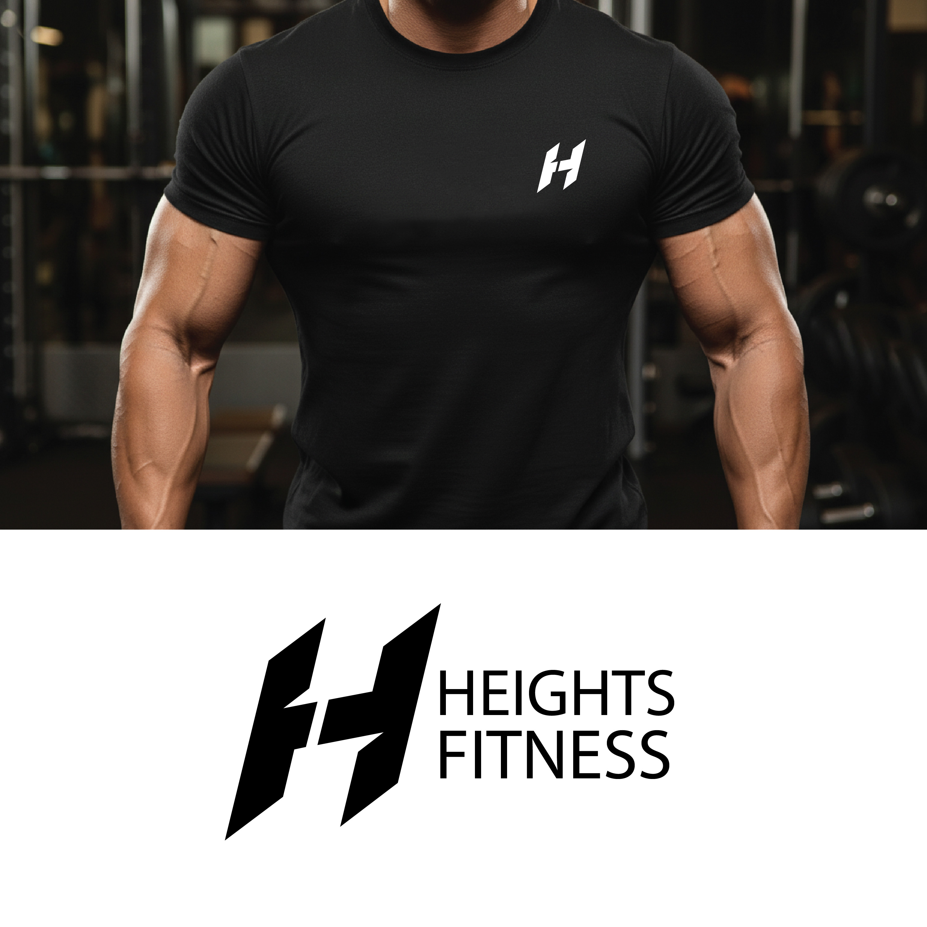 Logo Design by bethmage janaka for the heights fitness | Design #37000302