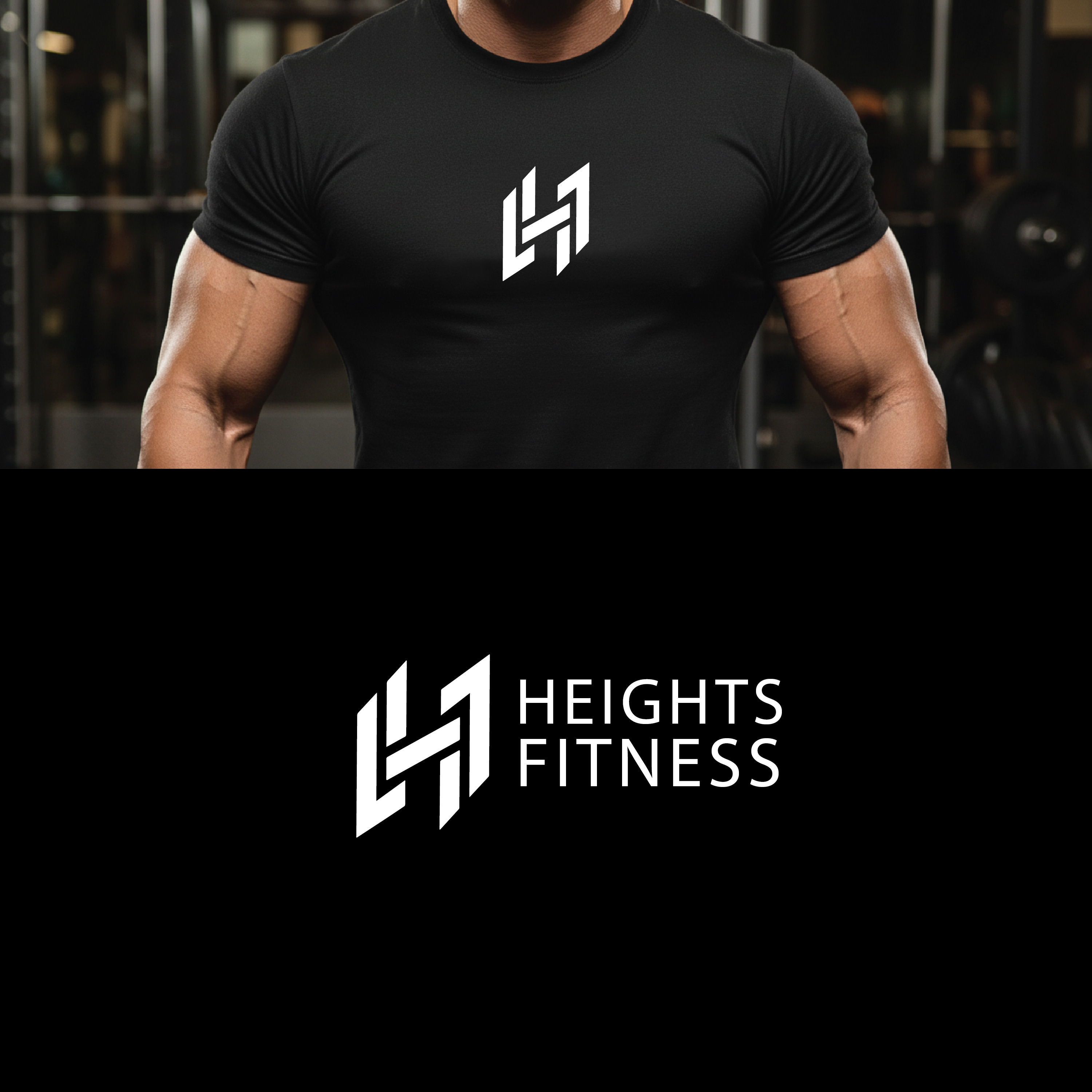 Logo Design by bethmage janaka for the heights fitness | Design #37000359