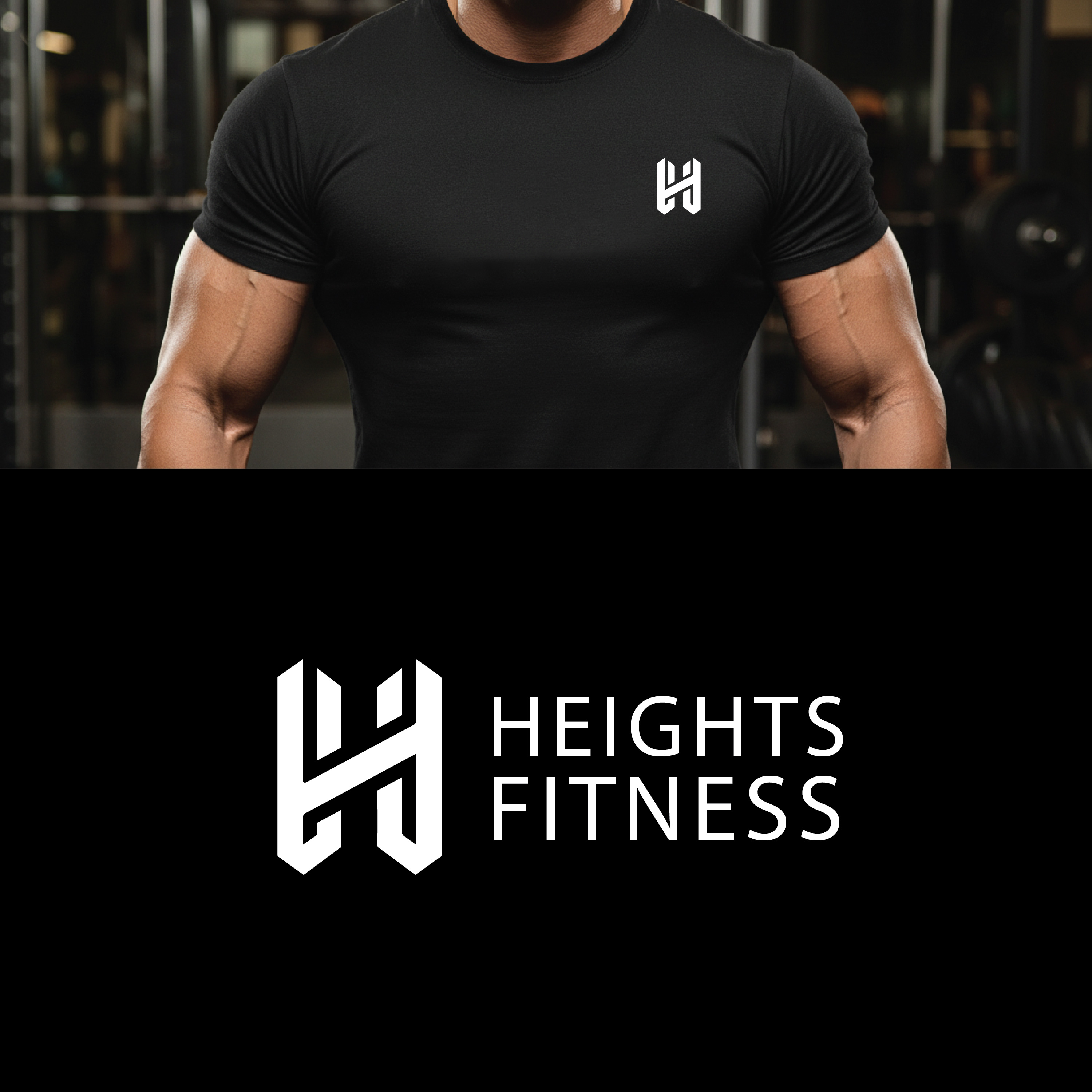 Logo Design by bethmage janaka for the heights fitness | Design #37000370