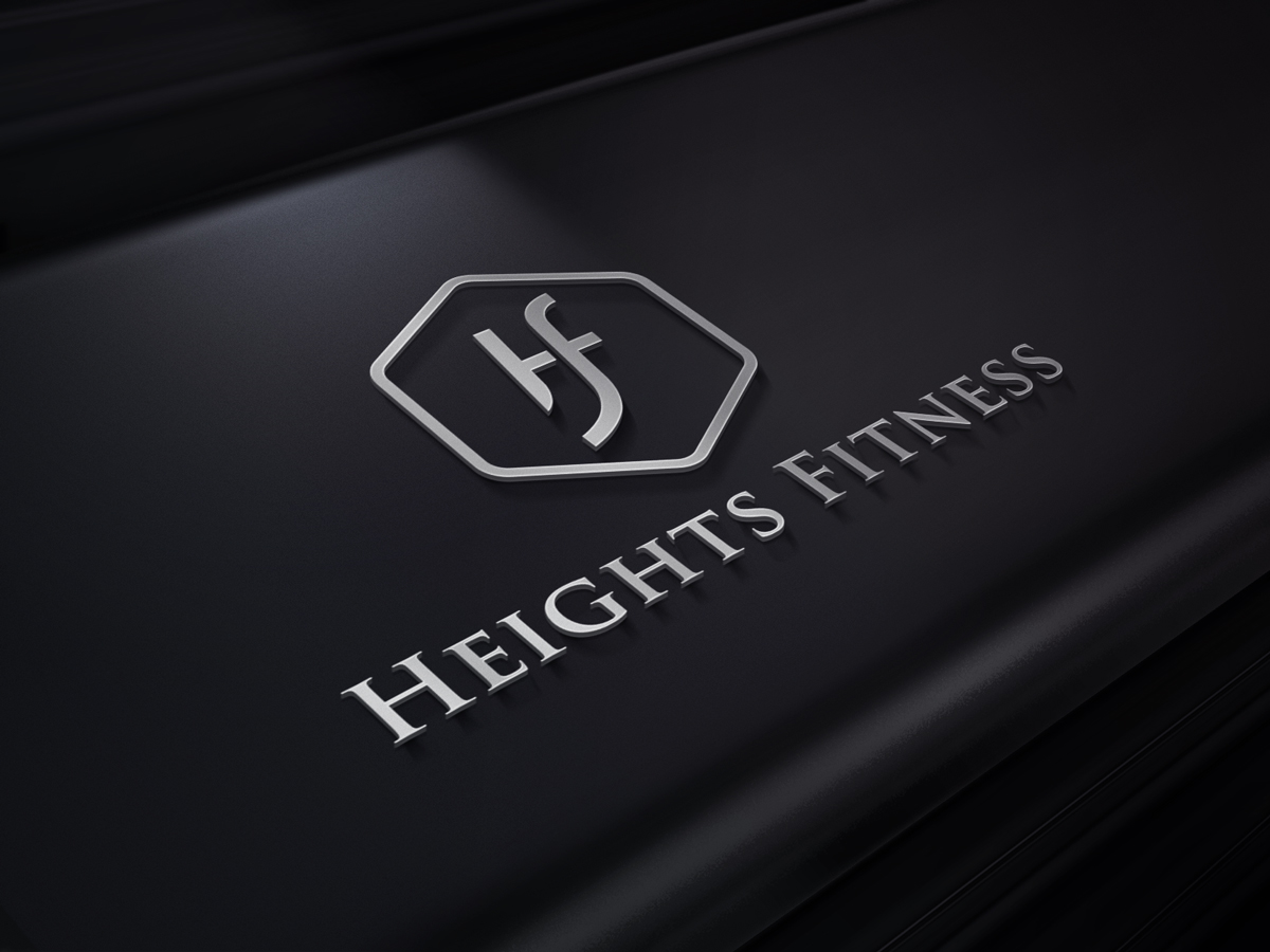 Logo Design by Logo Care. for the heights fitness | Design #36983499