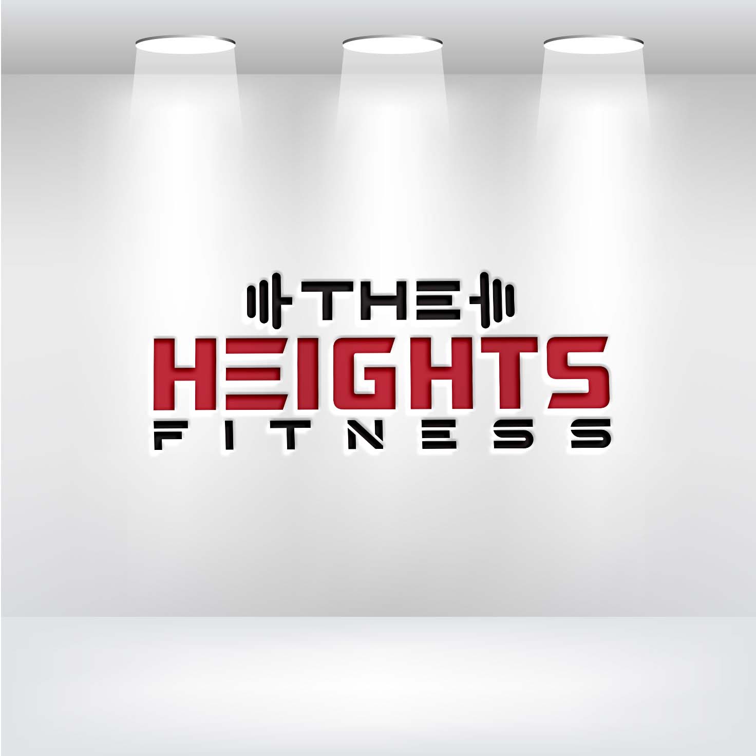 Logo Design by RobloxPro for the heights fitness | Design #36955138