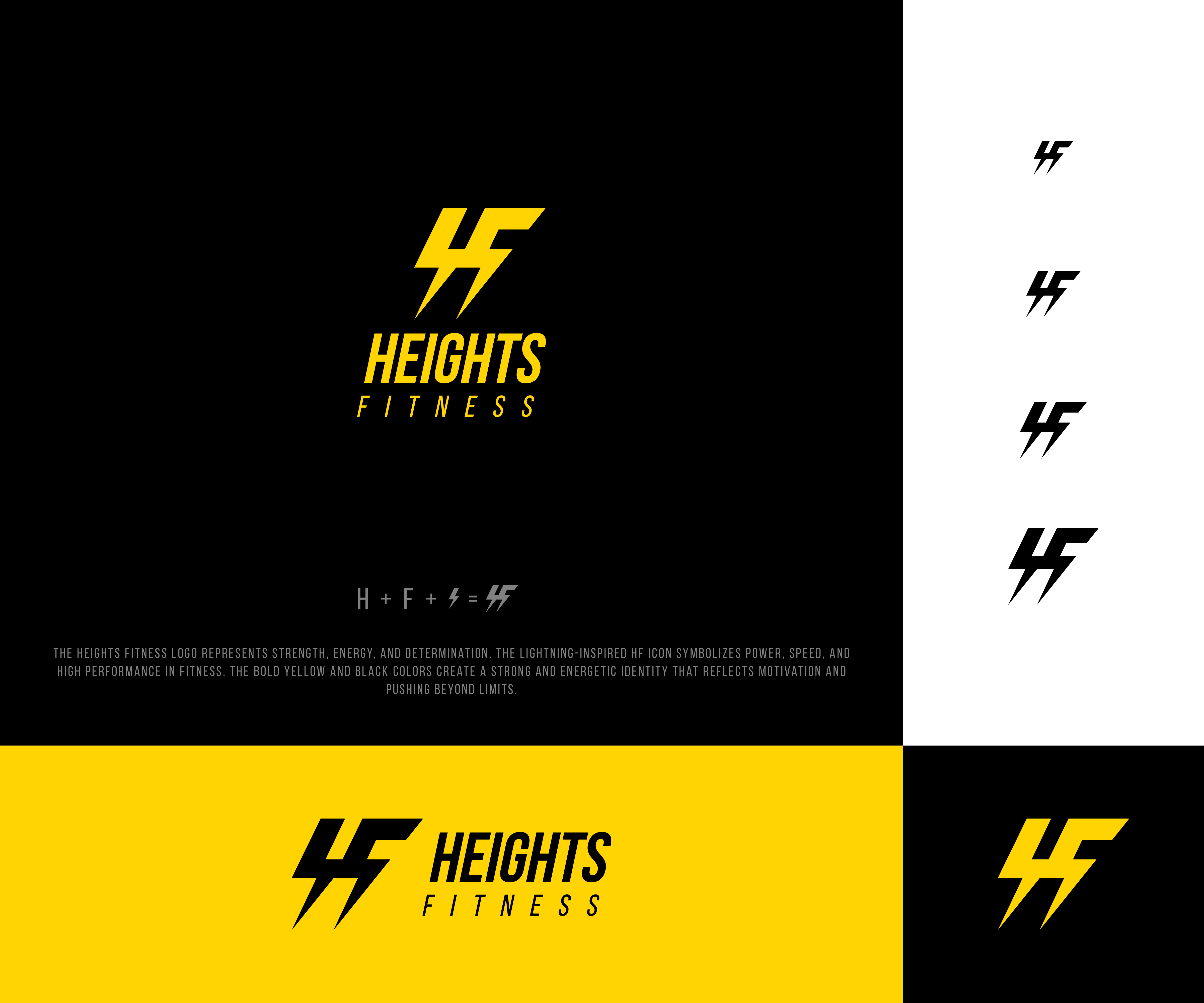 Logo Design by graphicrakib for the heights fitness | Design #36990370