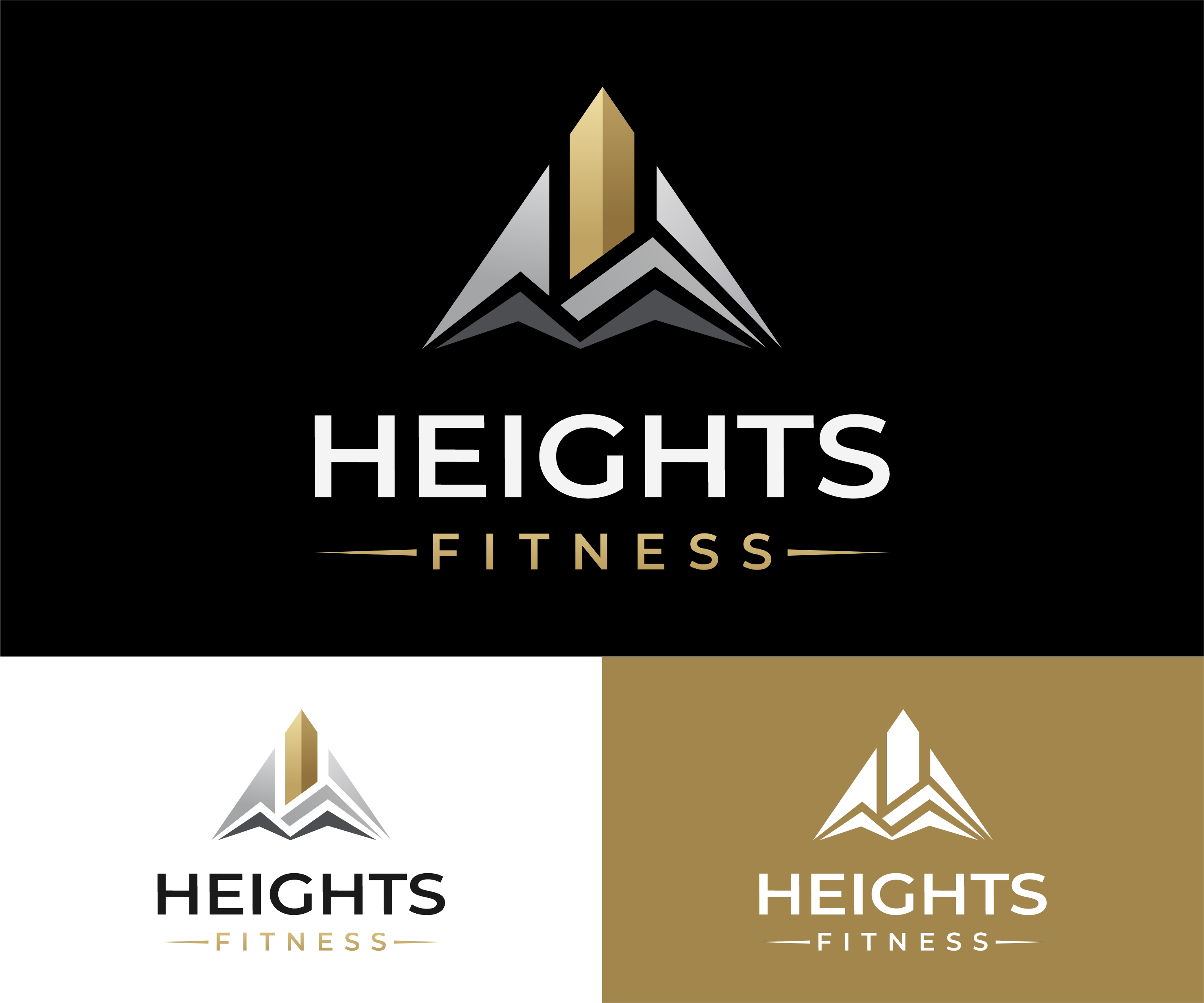 Logo Design by itadori yanto for the heights fitness | Design #36955752