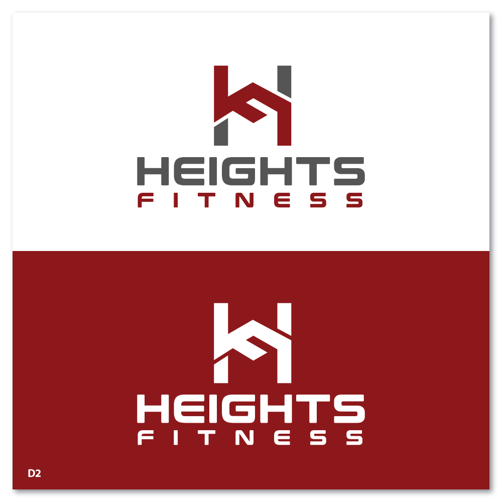 Logo Design by Sujit Banerjee for the heights fitness | Design #36956359