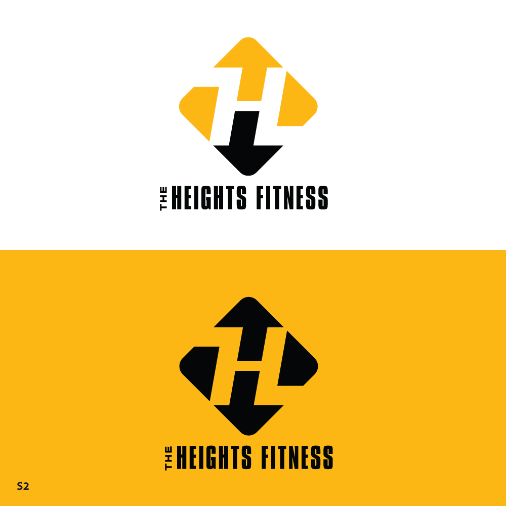Logo Design by Sujit Banerjee for the heights fitness | Design #36956361