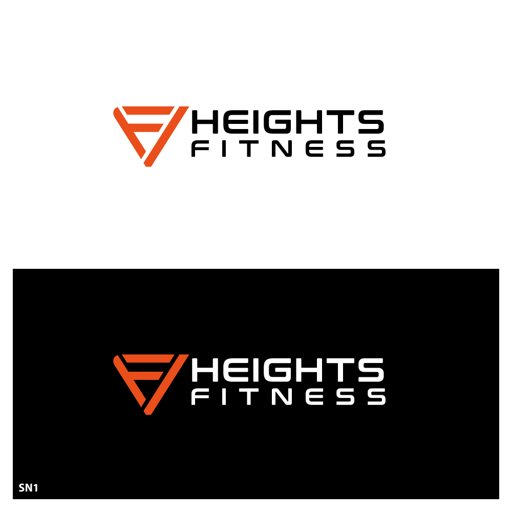 Logo Design by Sujit Banerjee for the heights fitness | Design #36956362
