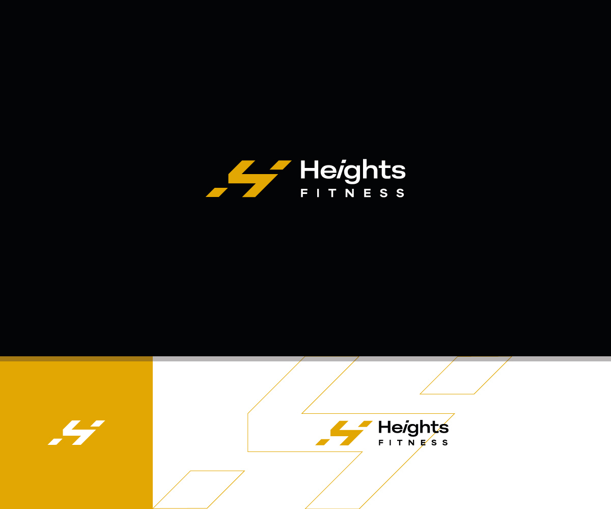 Logo Design by Greedin for the heights fitness | Design #36956208