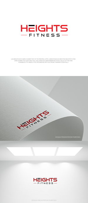 Logo Design by zebronicgraphic for the heights fitness | Design: #36957581