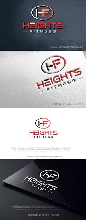 Logo Design by zebronicgraphic for the heights fitness | Design: #36968300