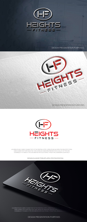 Logo Design by zebronicgraphic for the heights fitness | Design: #36968301
