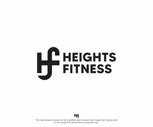 Logo Design by MBARO for the heights fitness | Design: #36981126