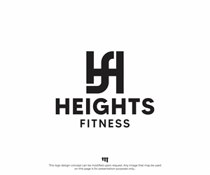Logo Design by MBARO for the heights fitness | Design: #36982450