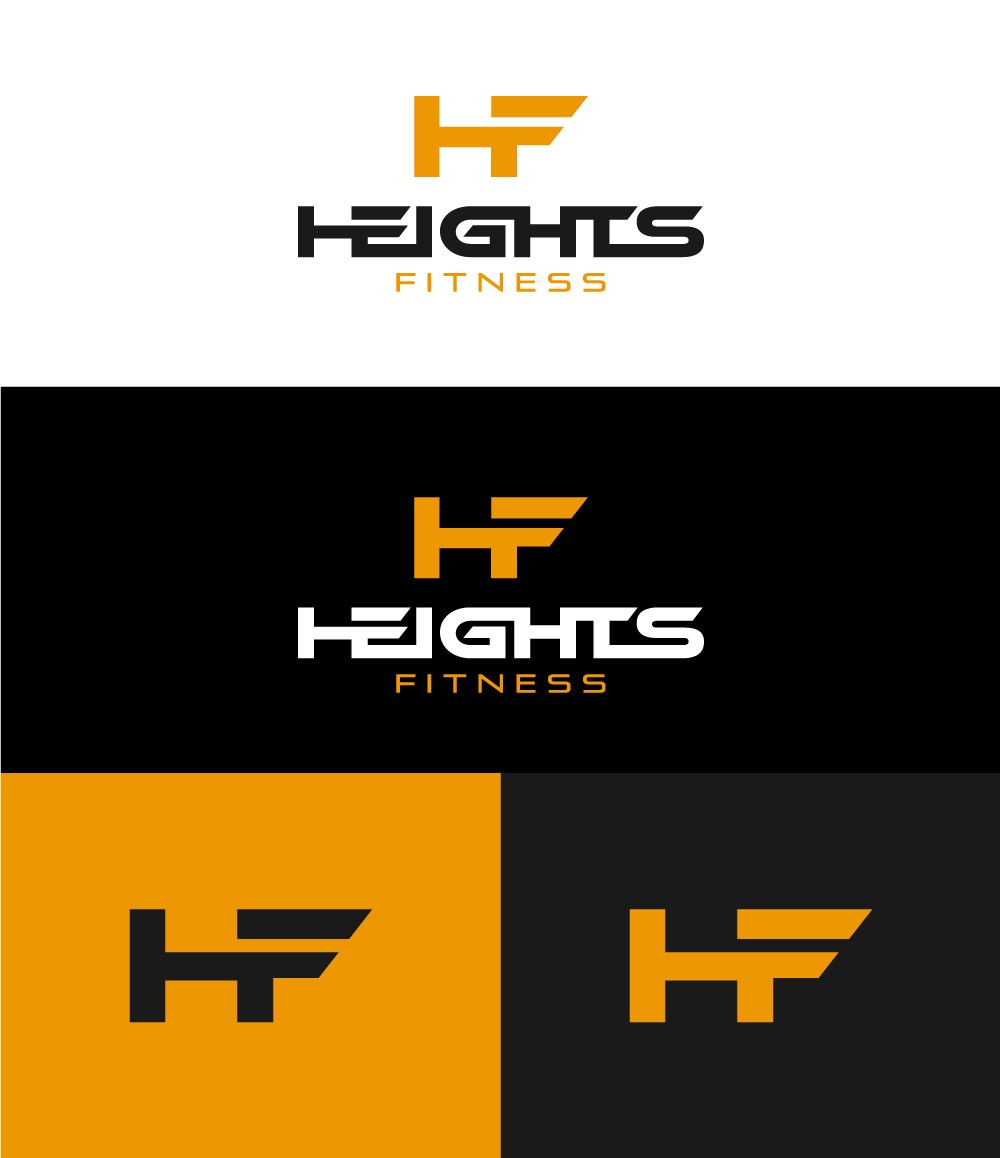 Logo Design by Kavi negi for the heights fitness | Design #36962098
