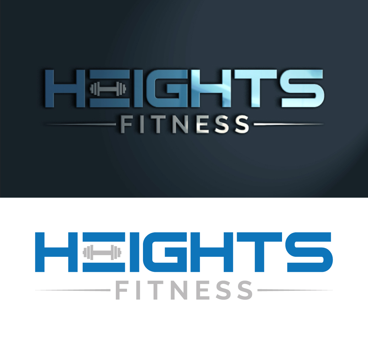 Logo Design by Dior design for the heights fitness | Design #36956321