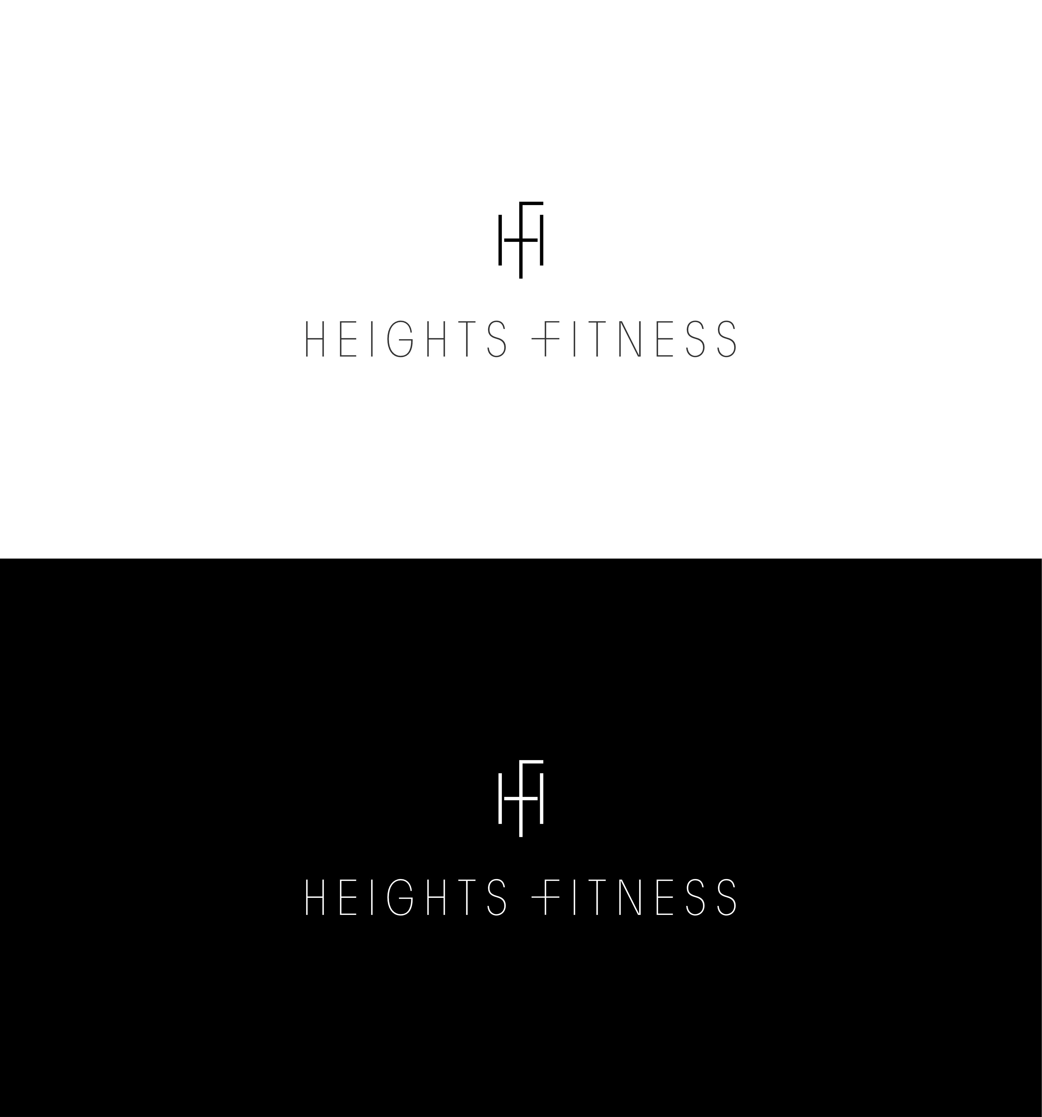 Logo Design by RAN MEI JS for the heights fitness | Design #36988420