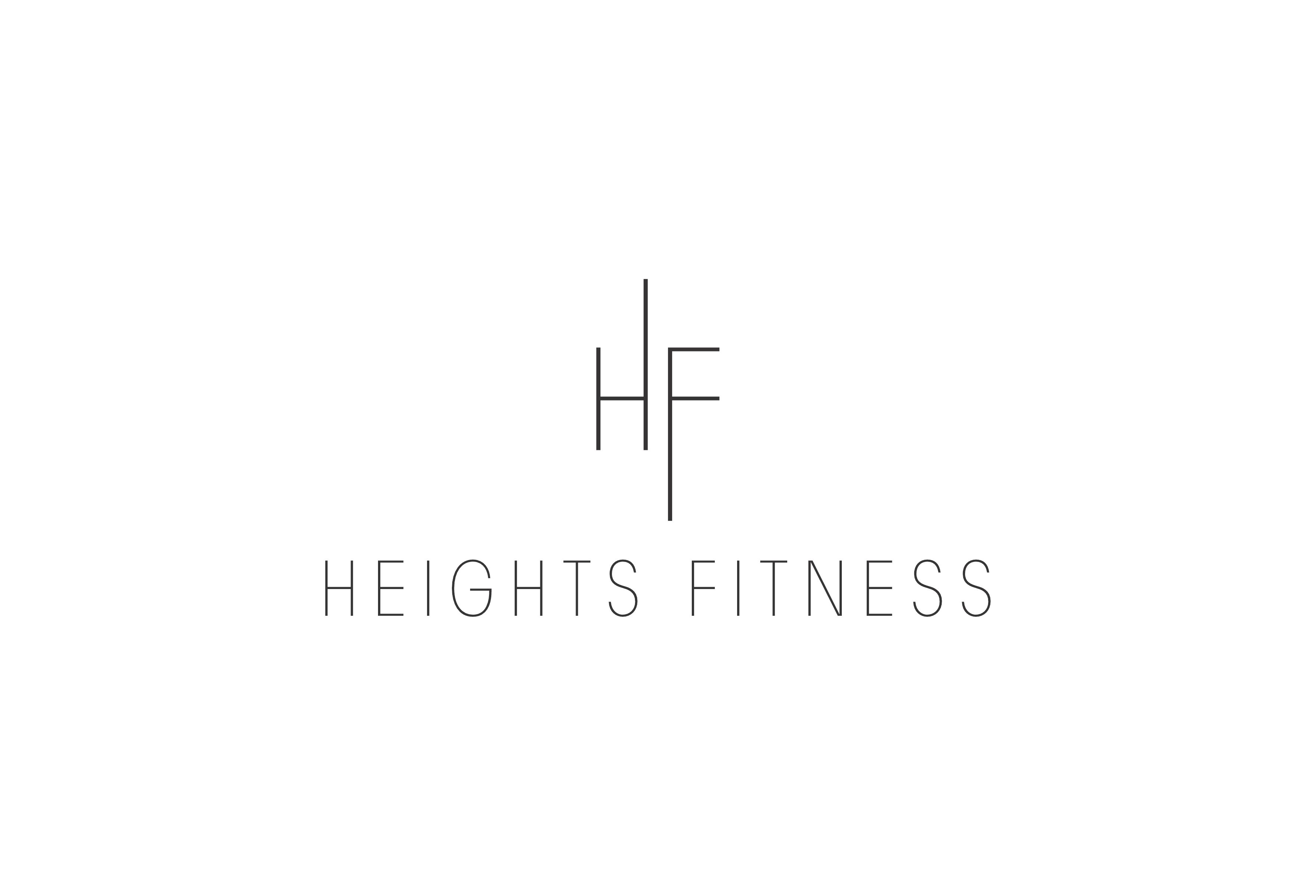Logo Design by RAN MEI JS for the heights fitness | Design #36988452