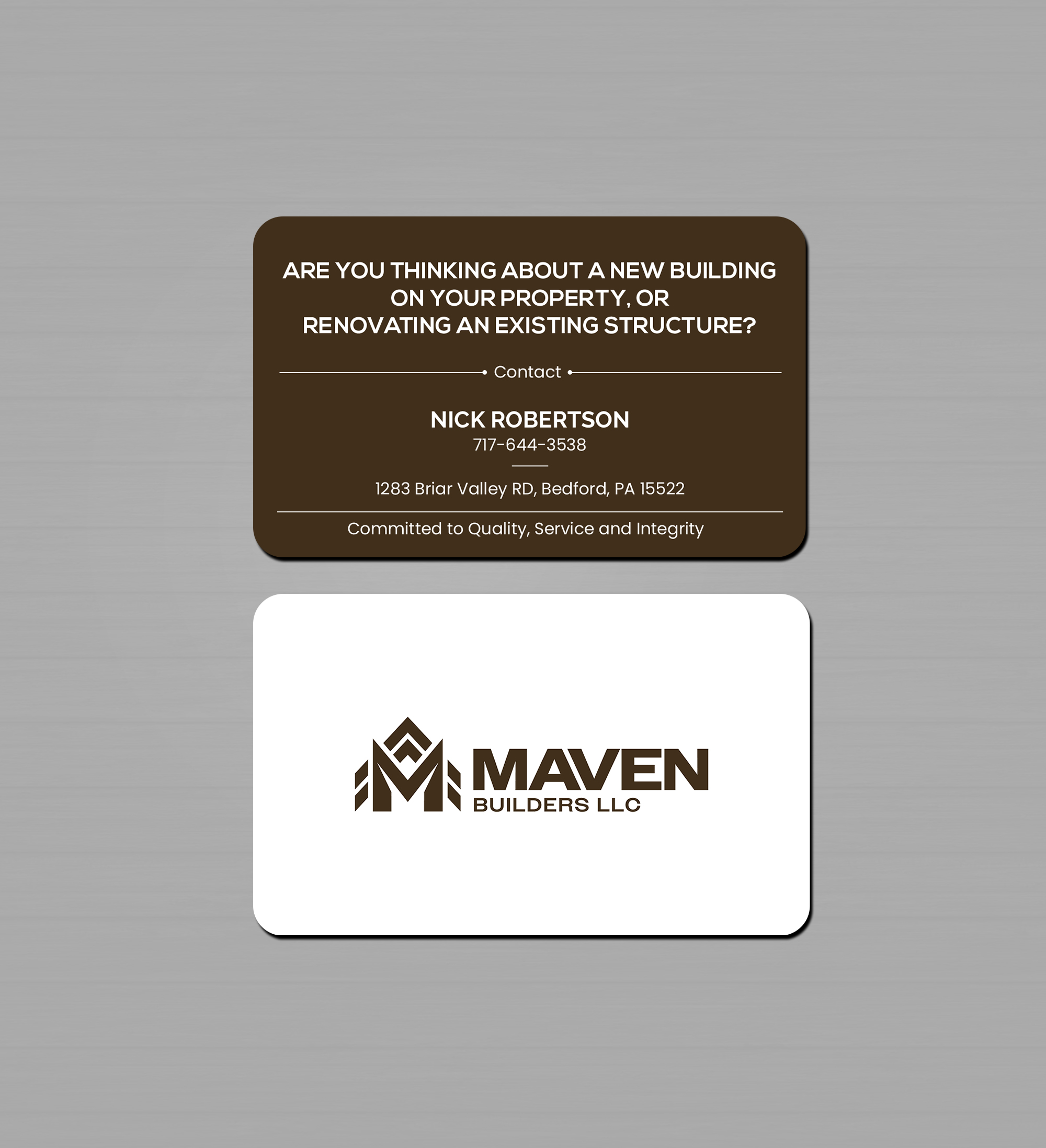 Business Card Design by Creations Box 2015 for this project | Design #36961401