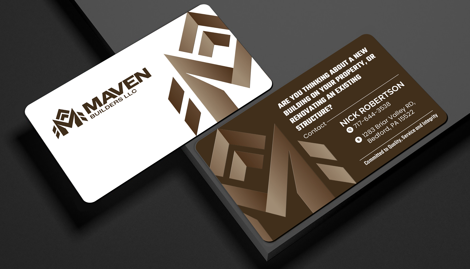 Business Card Design by Creations Box 2015 for this project | Design #36961405