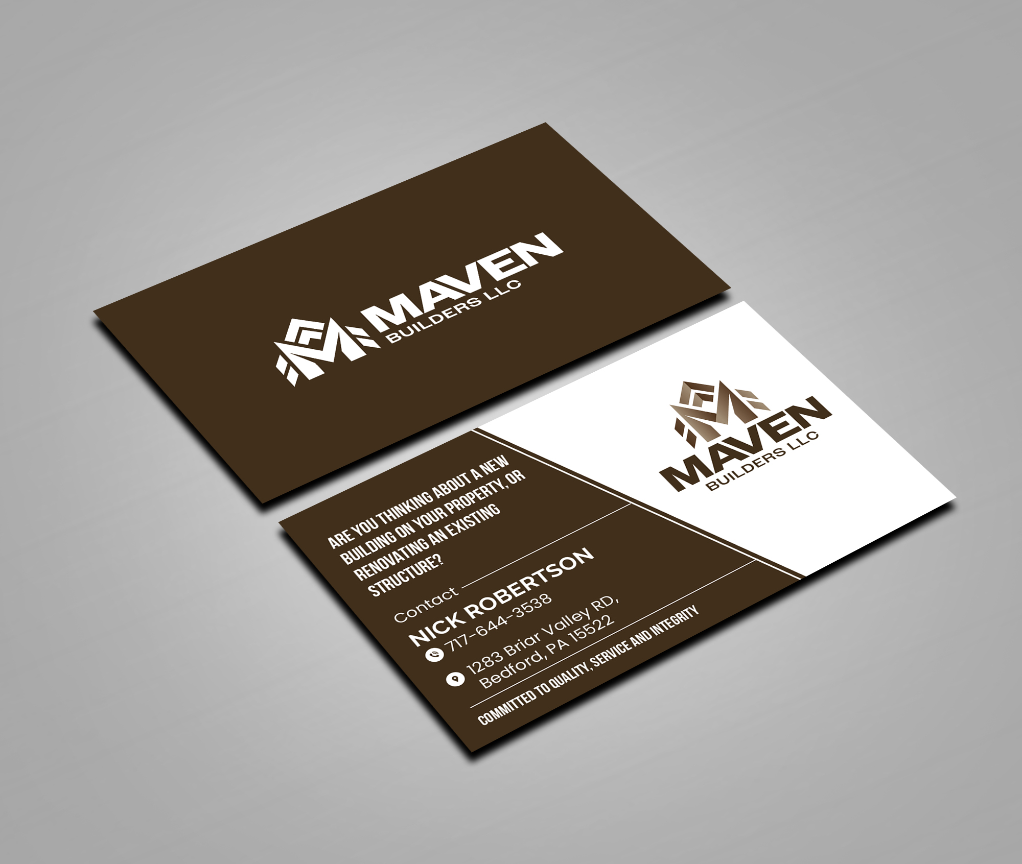 Business Card Design by Creations Box 2015 for this project | Design #36961410