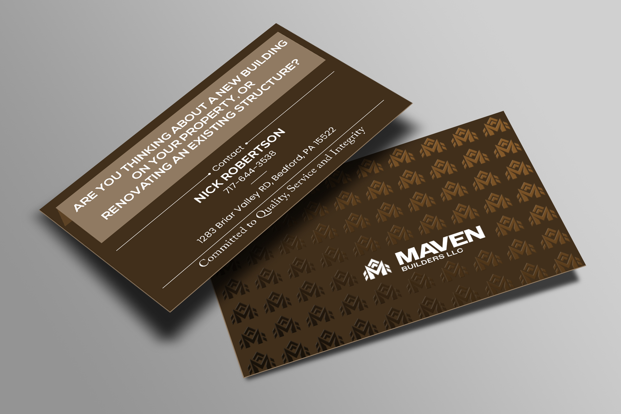 Business Card Design by Creations Box 2015 for this project | Design #36962015