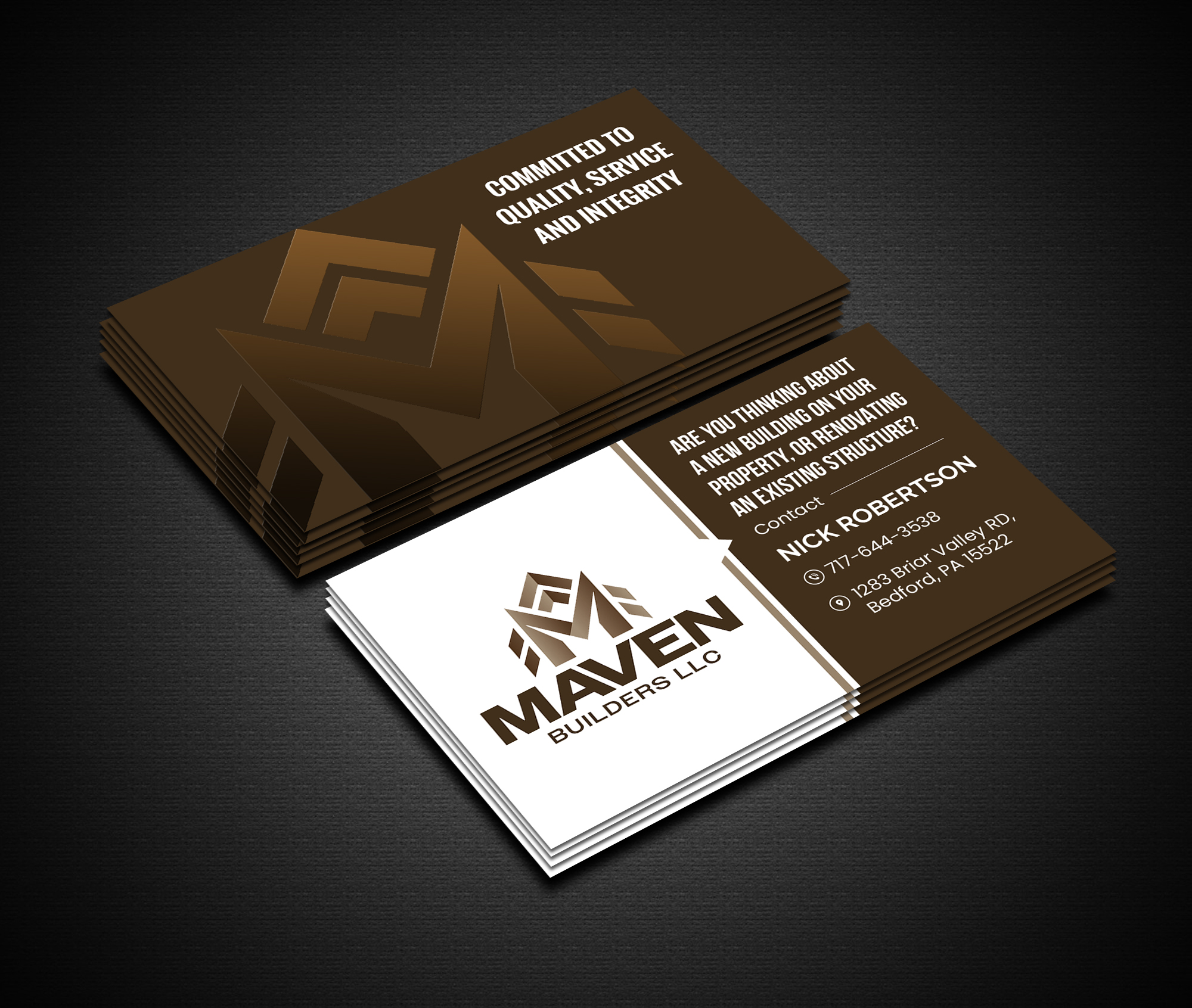 Business Card Design by Creations Box 2015 for this project | Design #36962021