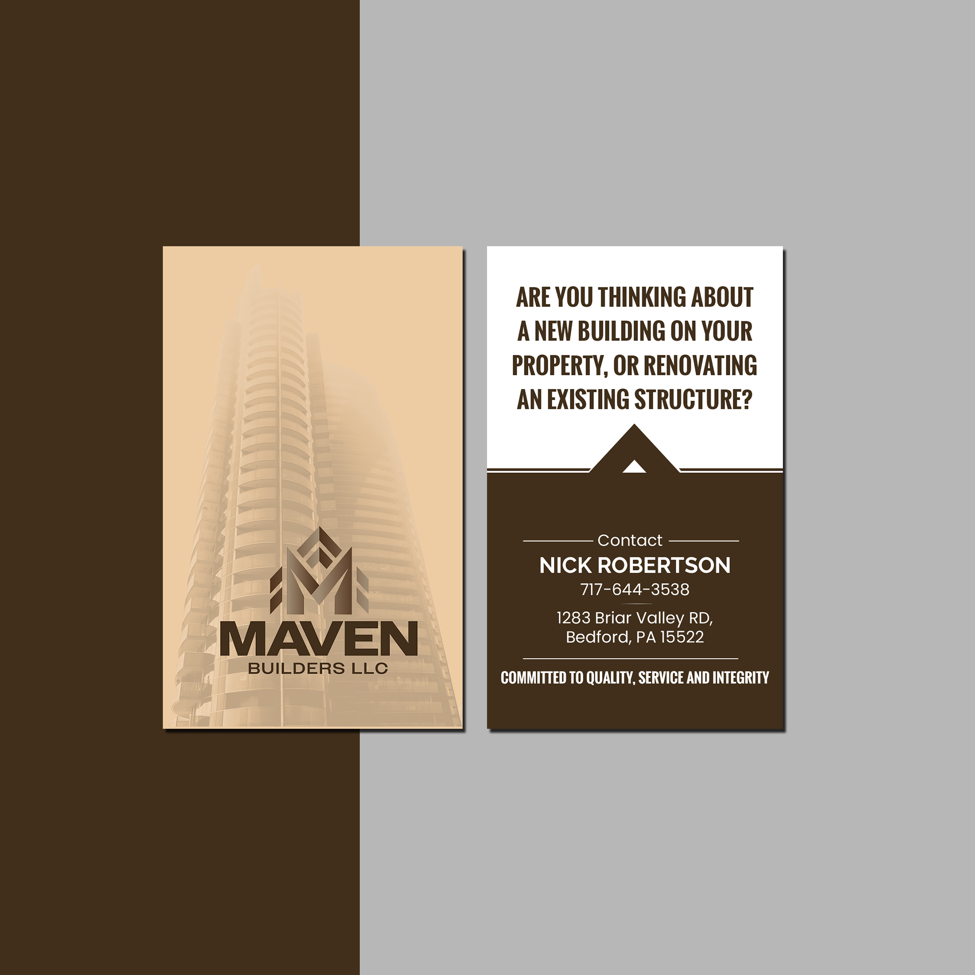 Business Card Design by Creations Box 2015 for this project | Design #36962029