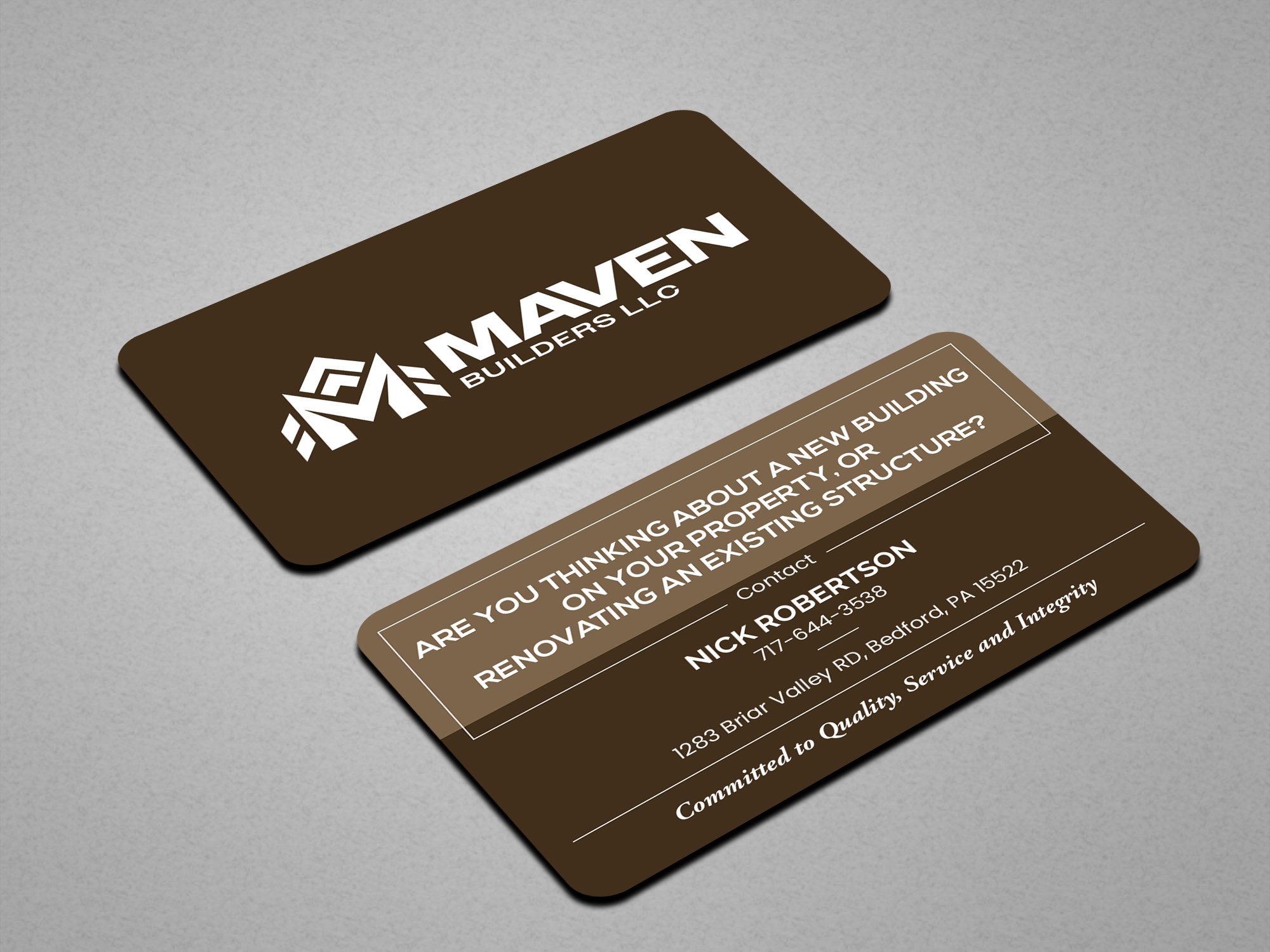 Business Card Design by Creations Box 2015 for this project | Design #36962030