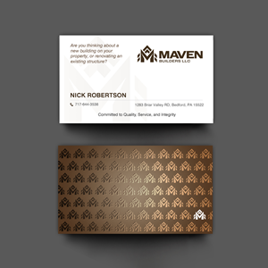 Business Card Design by chandrayaan.creative for this project | Design: #36962586
