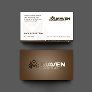Business Card Design by chandrayaan.creative for this project | Design: #36962594