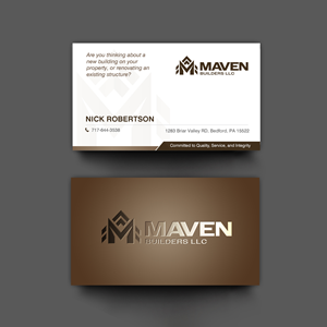 Business Card Design by chandrayaan.creative for this project | Design: #36962595