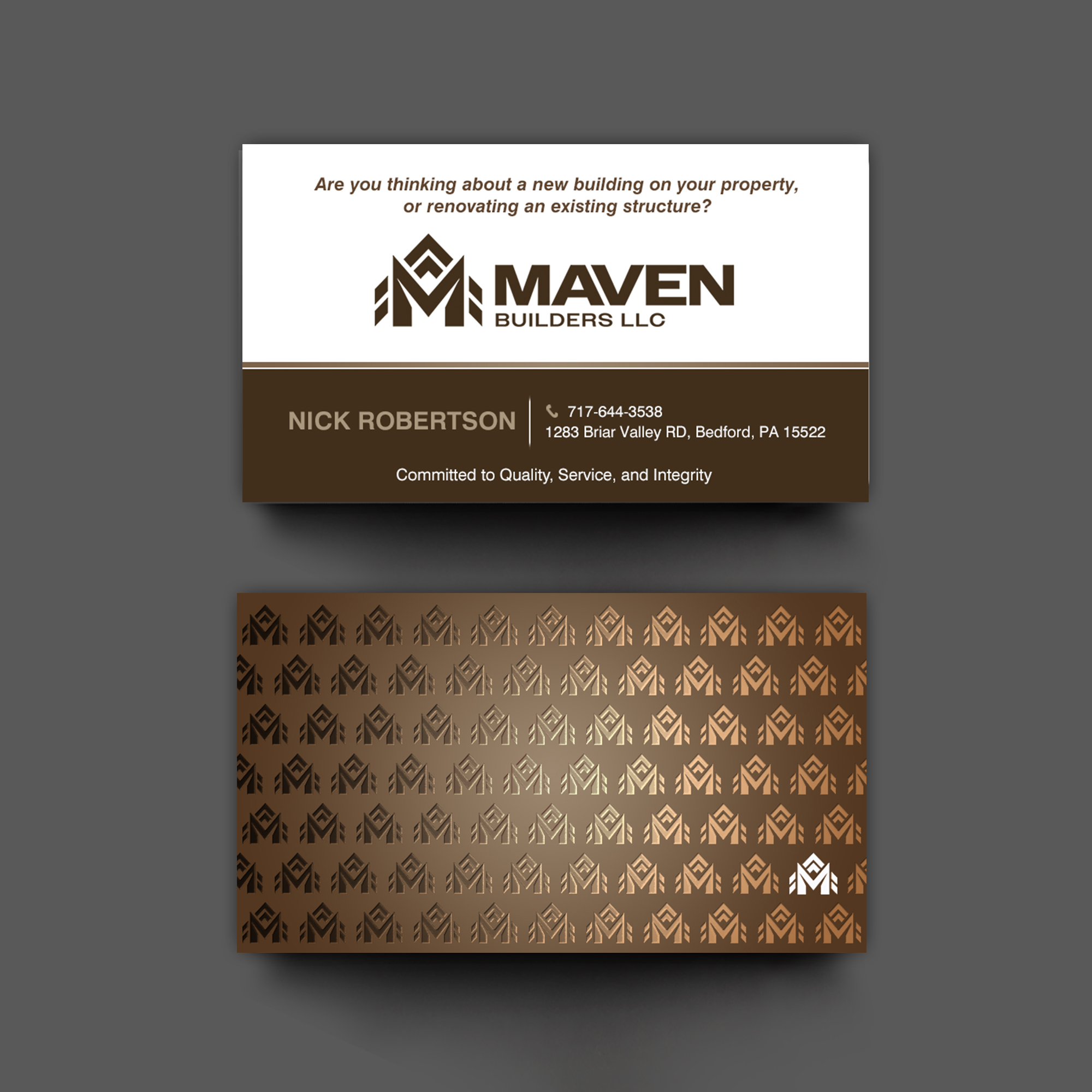 Business Card Design by chandrayaan.creative for this project | Design #36962606