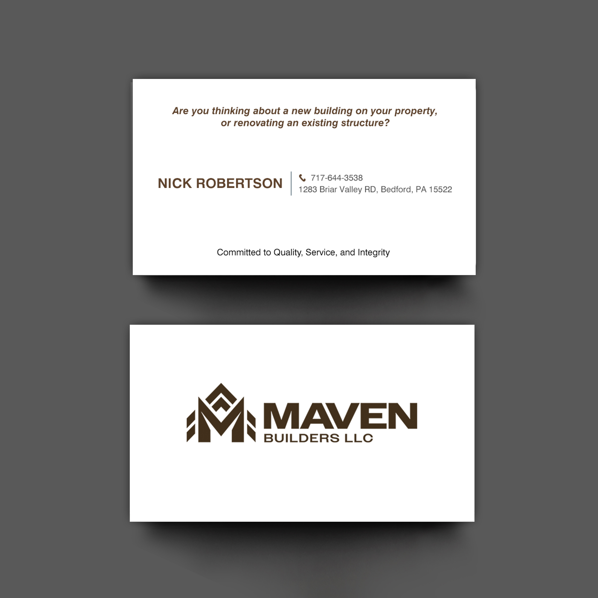 Design de Carte de Visite par chandrayaan.creative pour ce projet | Design #36962612